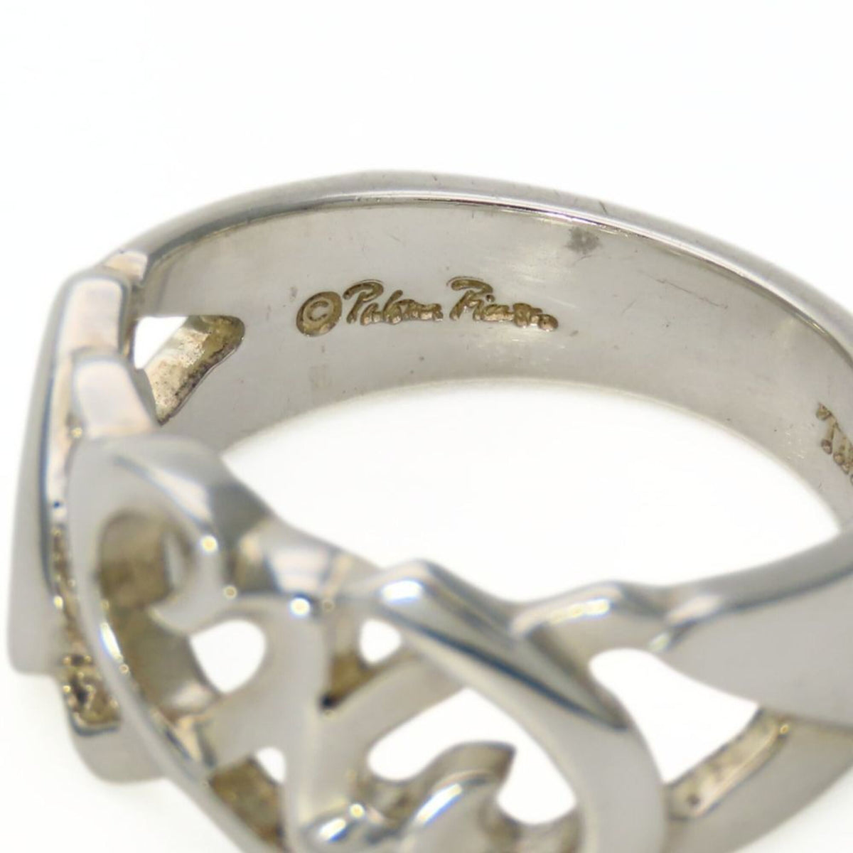 Tiffany Silver Silver 925 Band Ring (Pre-Owned)