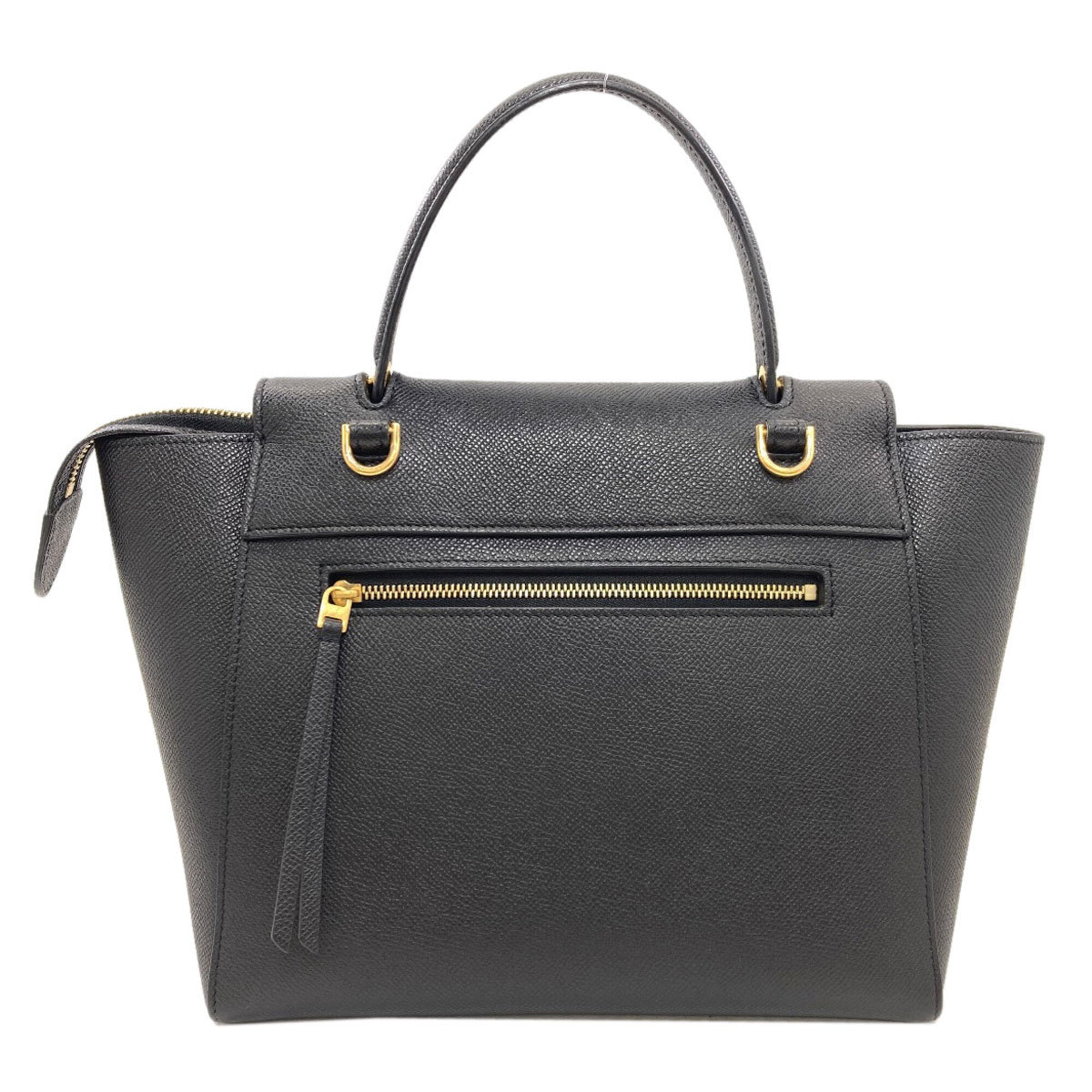 Celine Black Leather Handbag (Pre-Owned)