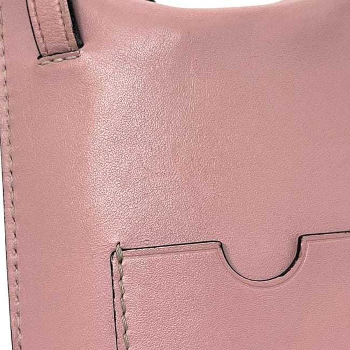 Loewe Pink Leather Pochette Shoulder Bag (Pre-Owned)