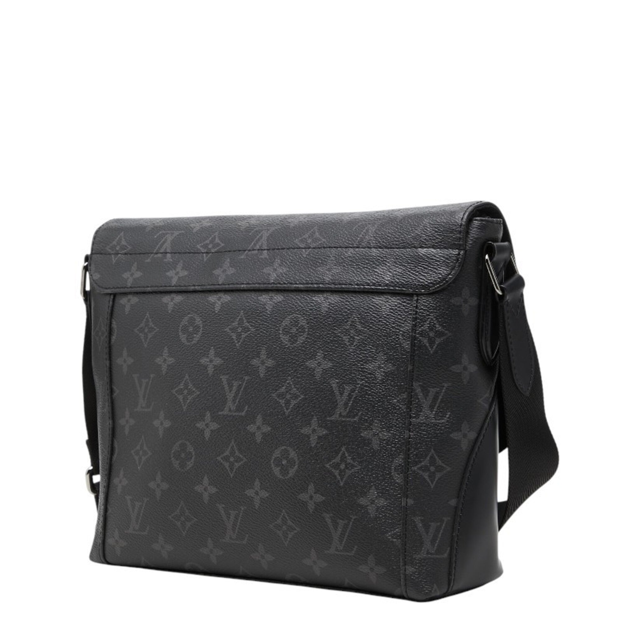 Louis Vuitton Black Pvc Leather Shoulder Bag (Pre-Owned)