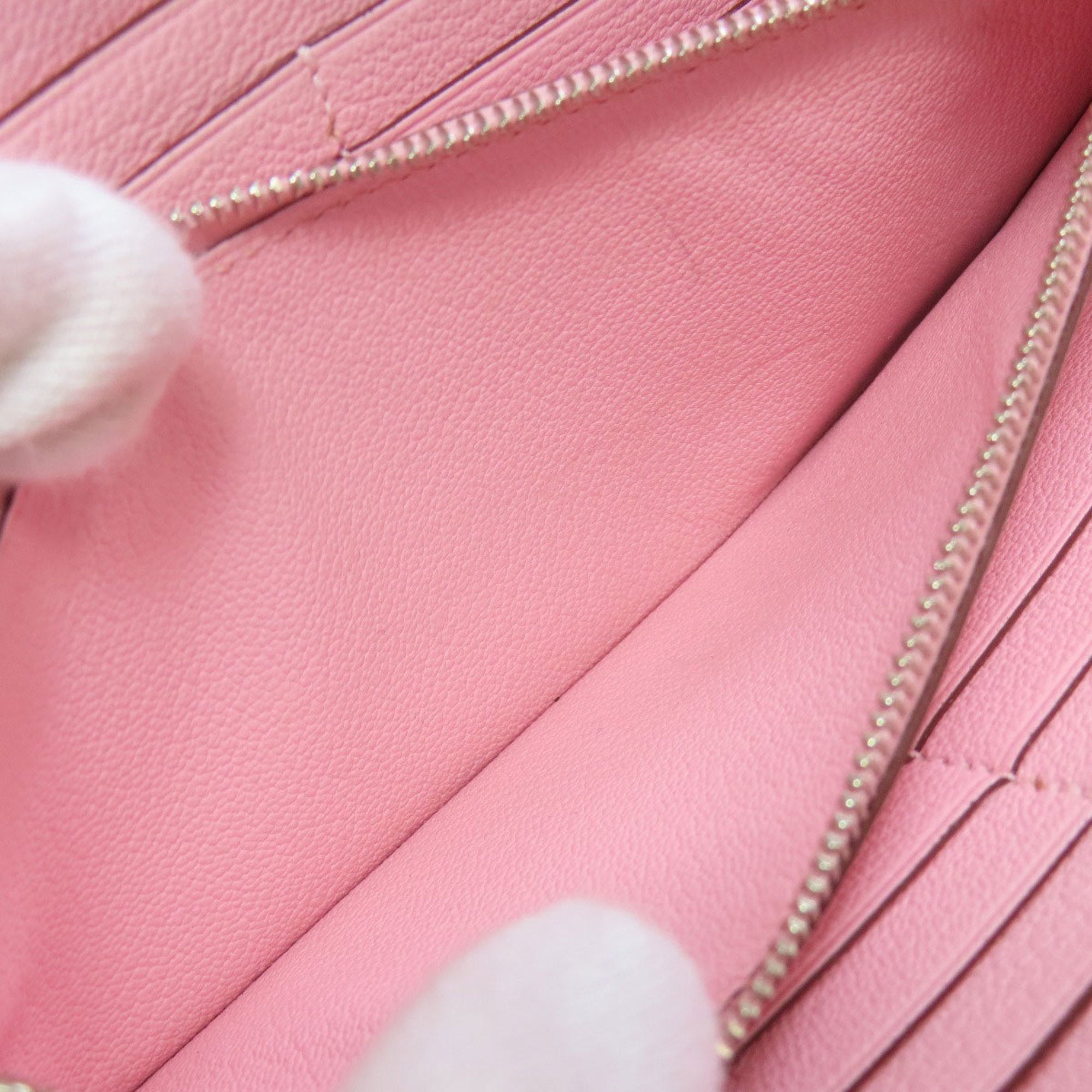 Hermes Pink Swift Leather Long Wallet (Bi-Fold) (Pre-Owned)