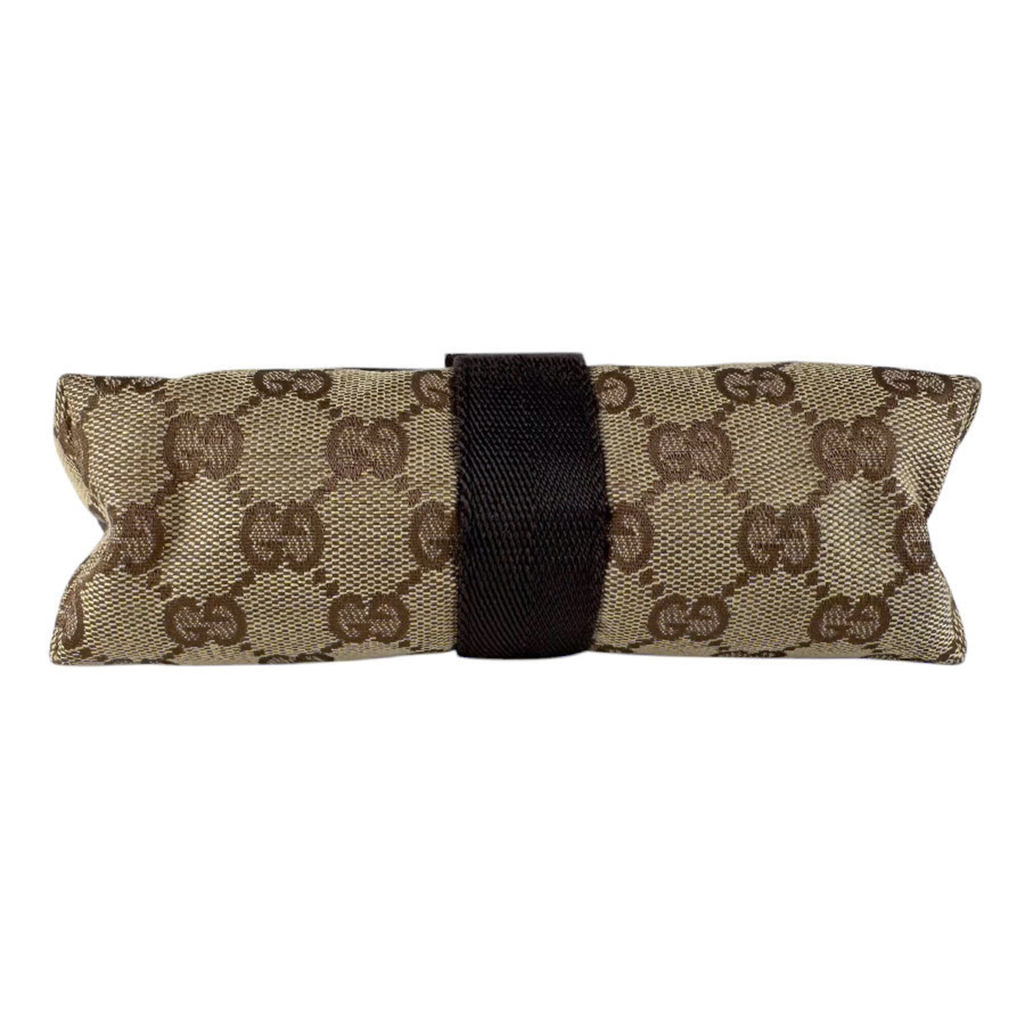 Gucci Brown Gg Canvas Fanny Pack Sling Bag (Pre-Owned)