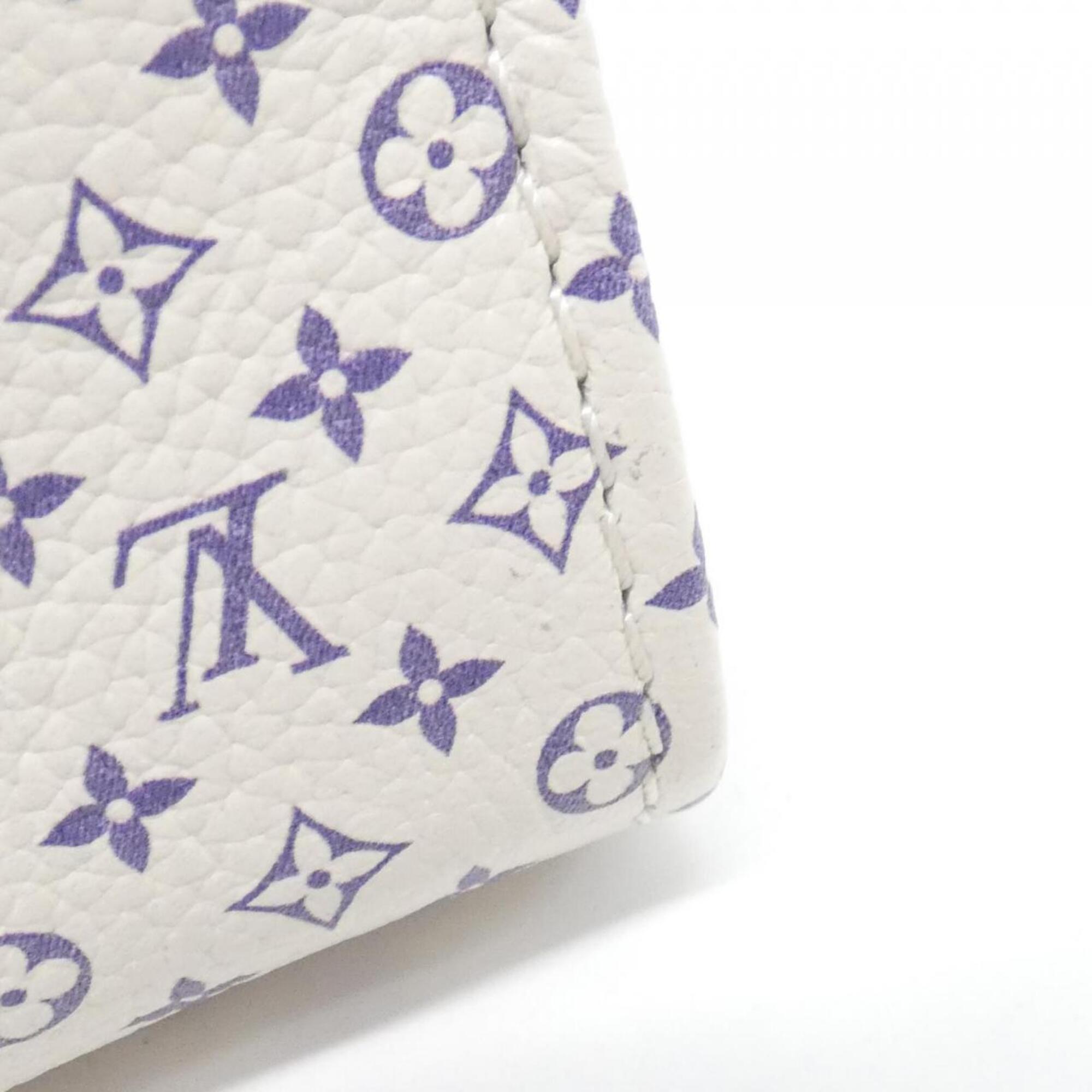 Louis Vuitton Azur Blue White Leather Handbag (Pre-Owned)