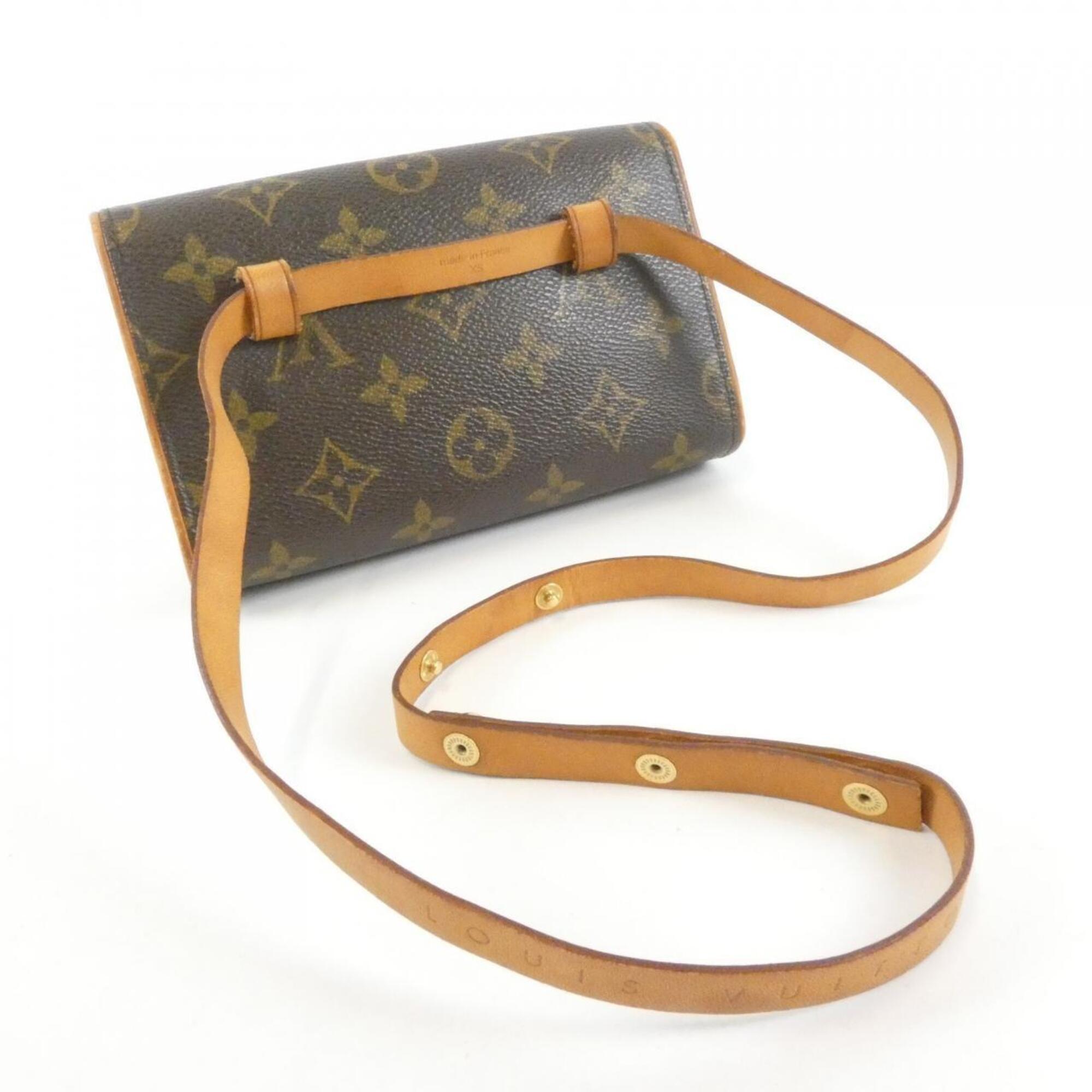 Louis Vuitton Brown Coated Canvas Fanny Pack Pochette (Pre-Owned)