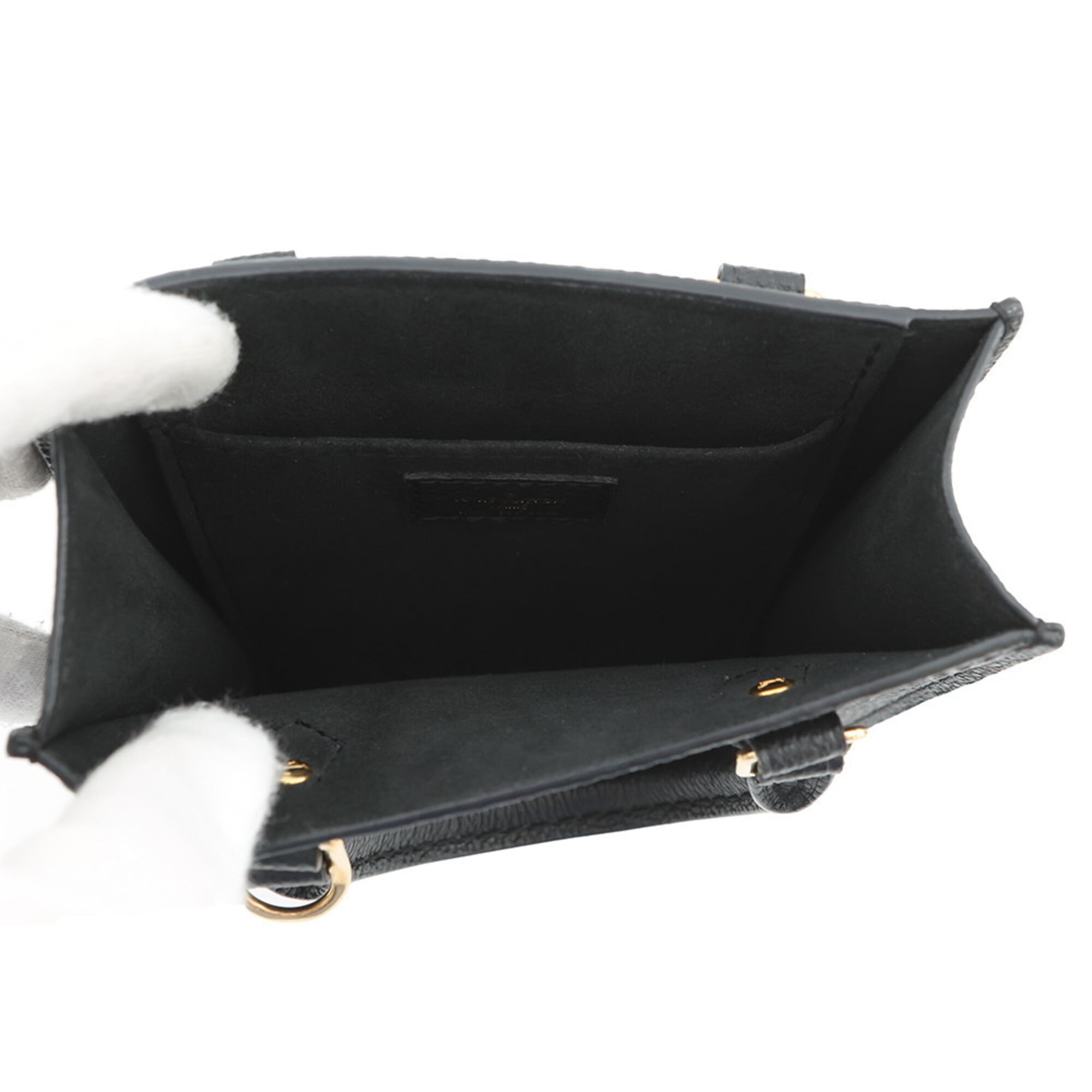 Louis Vuitton Black Noir Monogram Empreinte Handbag (Pre-Owned)