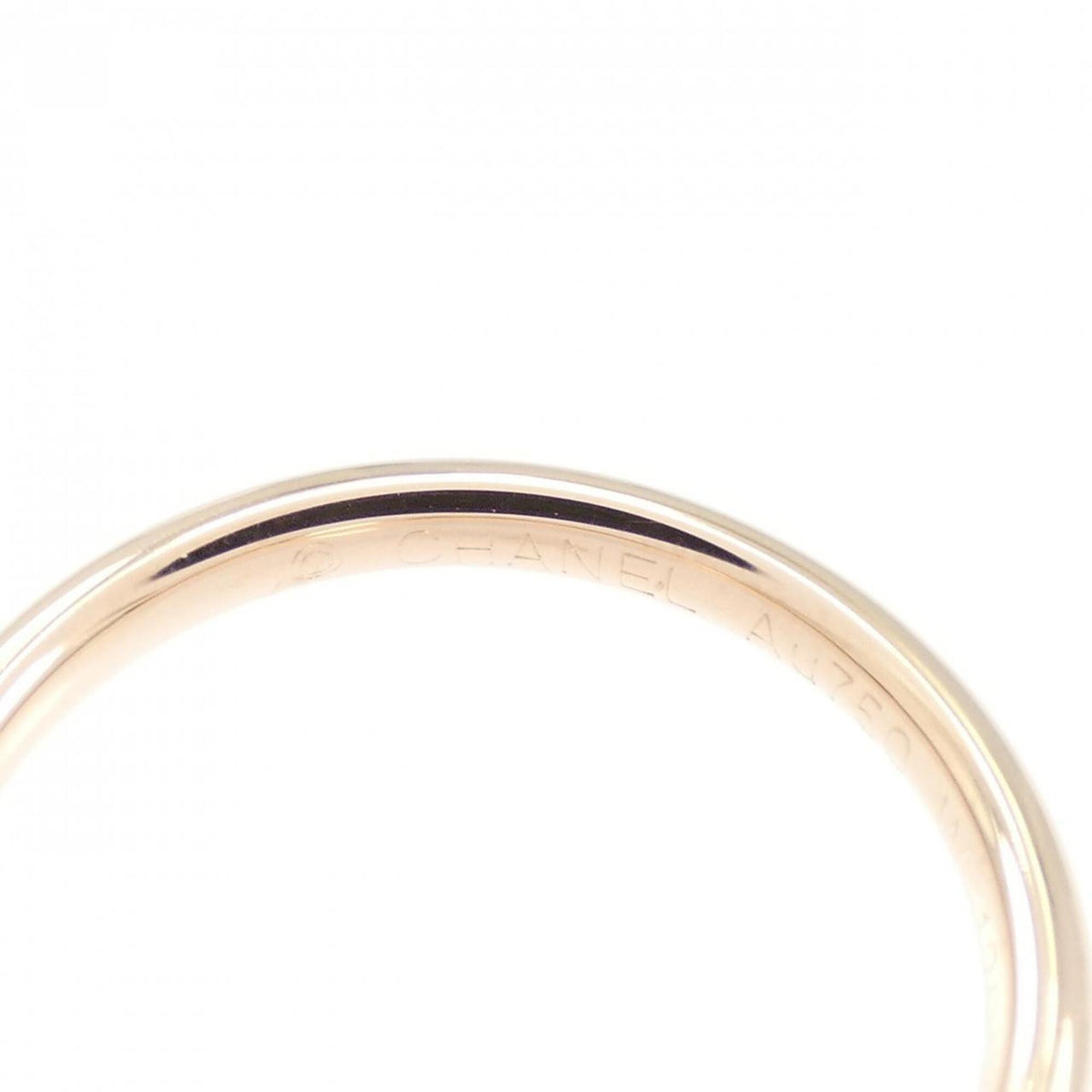 Chanel Pink Gold (18K) Band Ring (Pre-Owned)