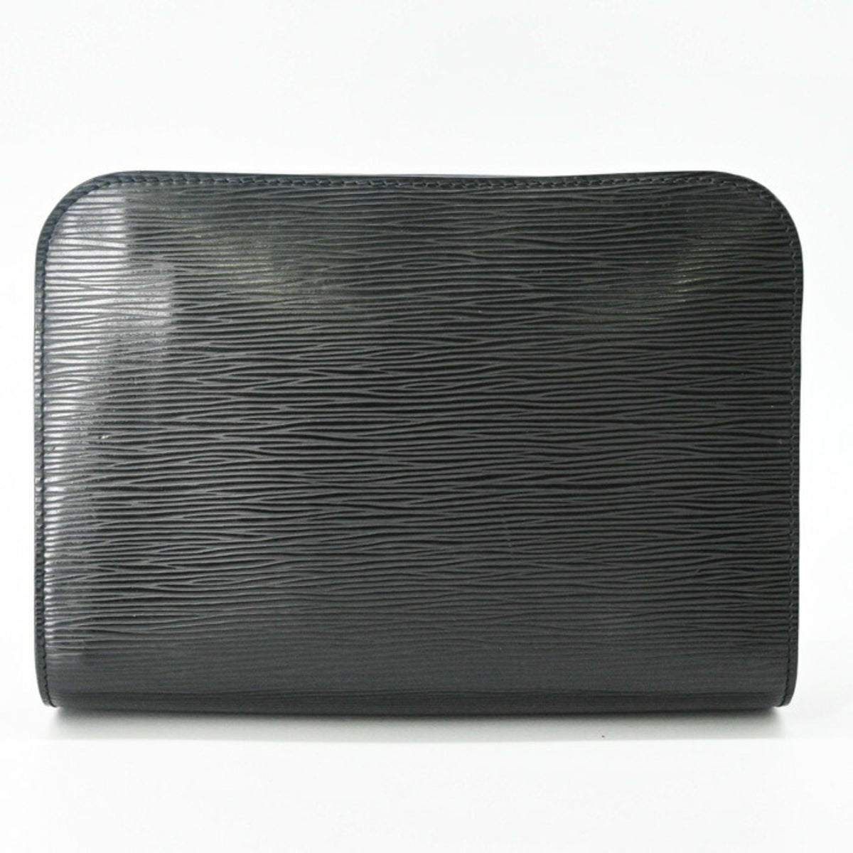 Louis Vuitton Epi Black Epi Leather Clutch Bag (Pre-Owned)