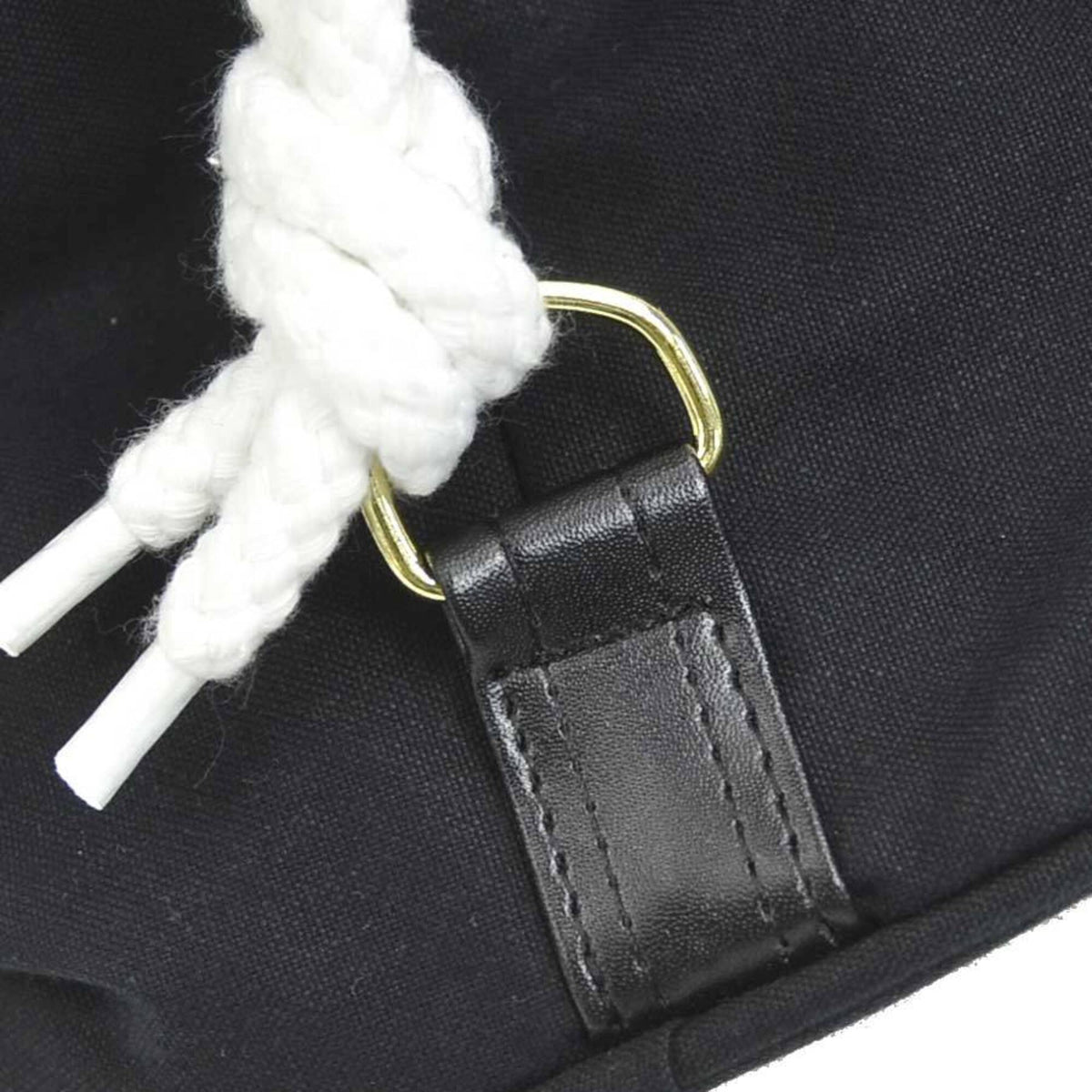 Chanel Black Canvas Shoulder Bag (Pre-Owned)
