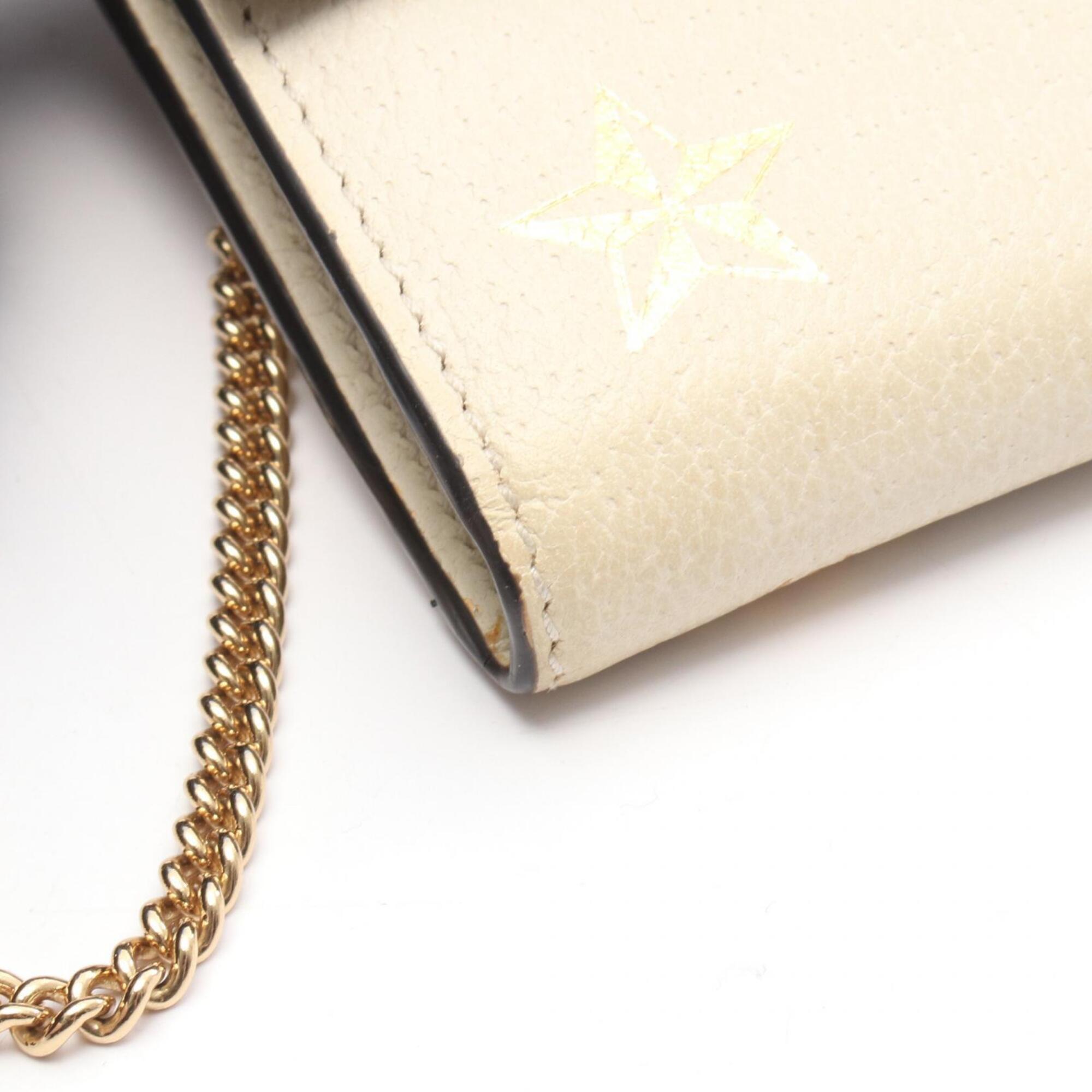 Gucci Gold Ivory Leather Long Wallet (Bi-Fold) (Pre-Owned)