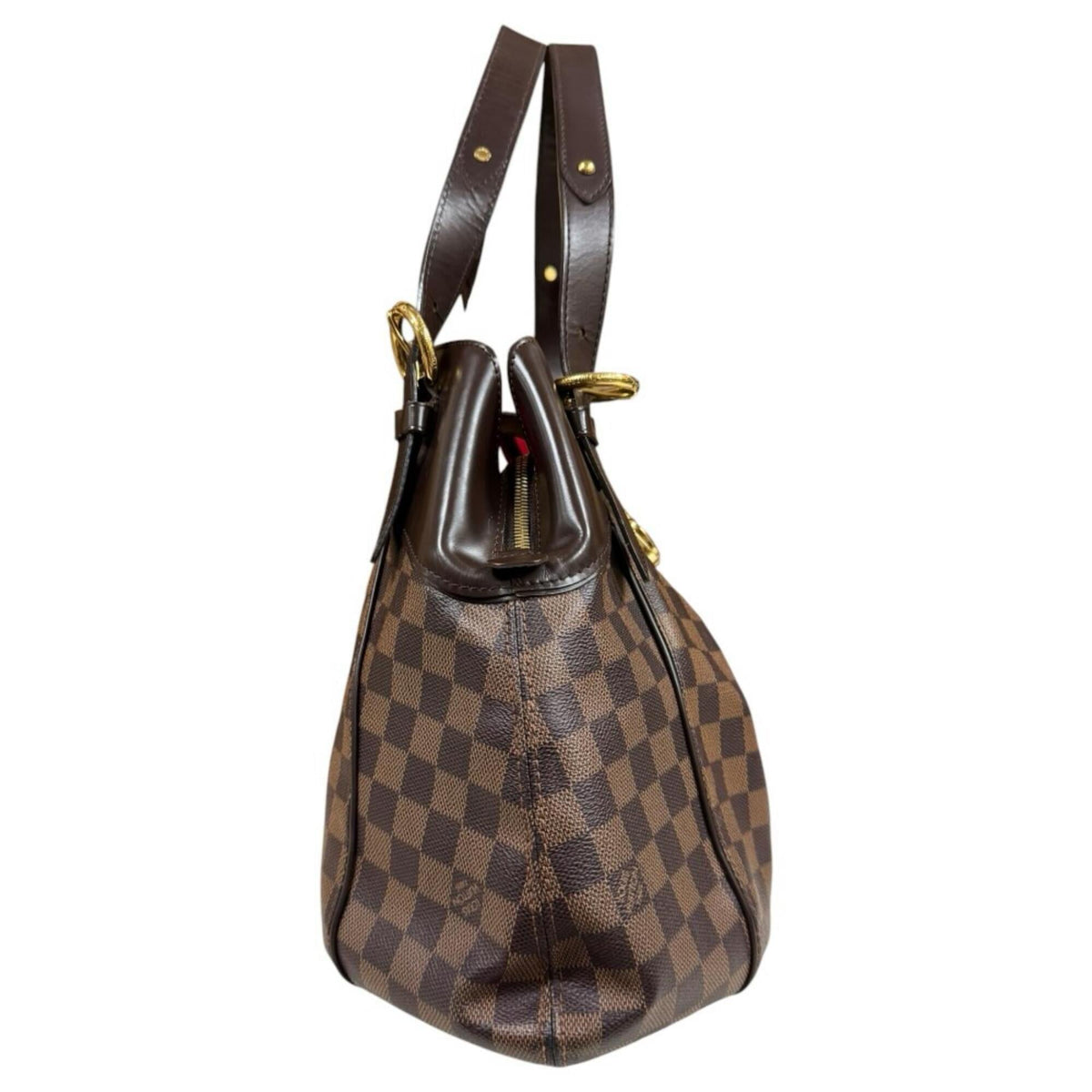 Louis Vuitton Damier Brown Damier Canvas Shoulder Bag (Pre-Owned)