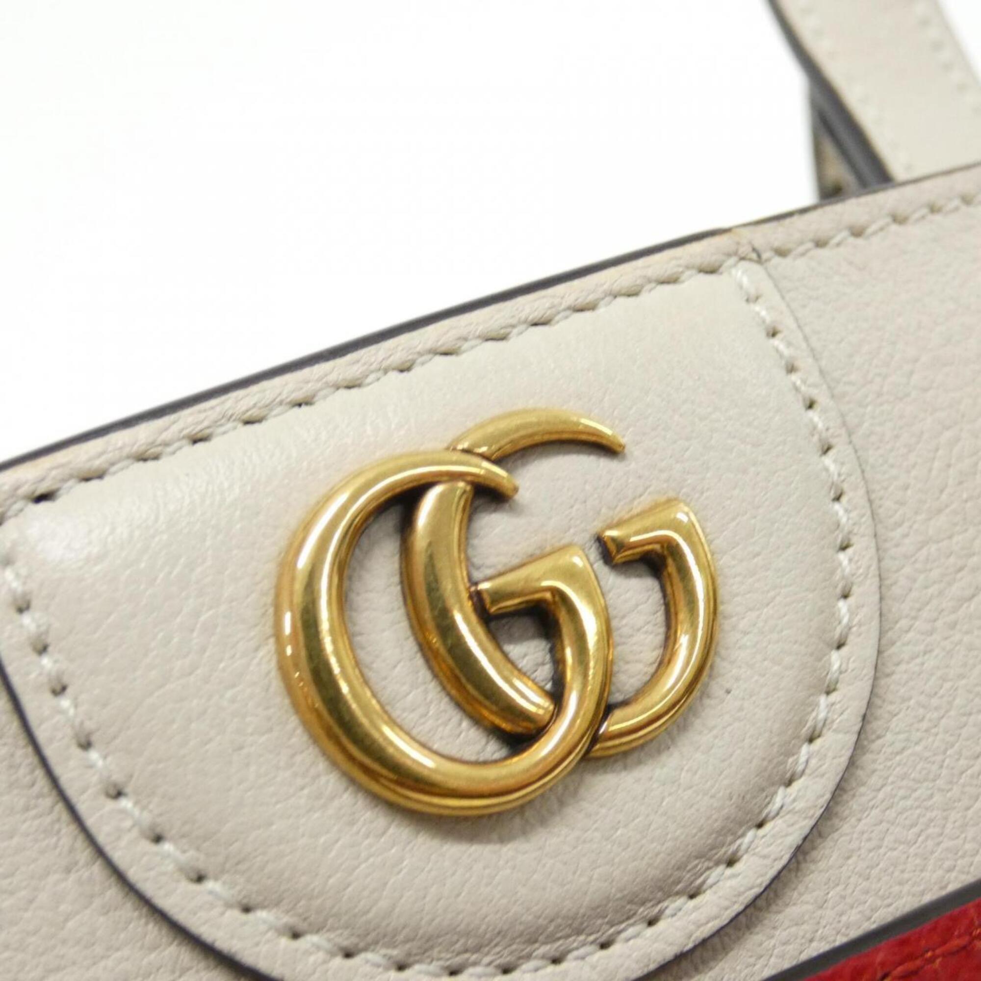 Gucci White Leather Handbag (Pre-Owned)