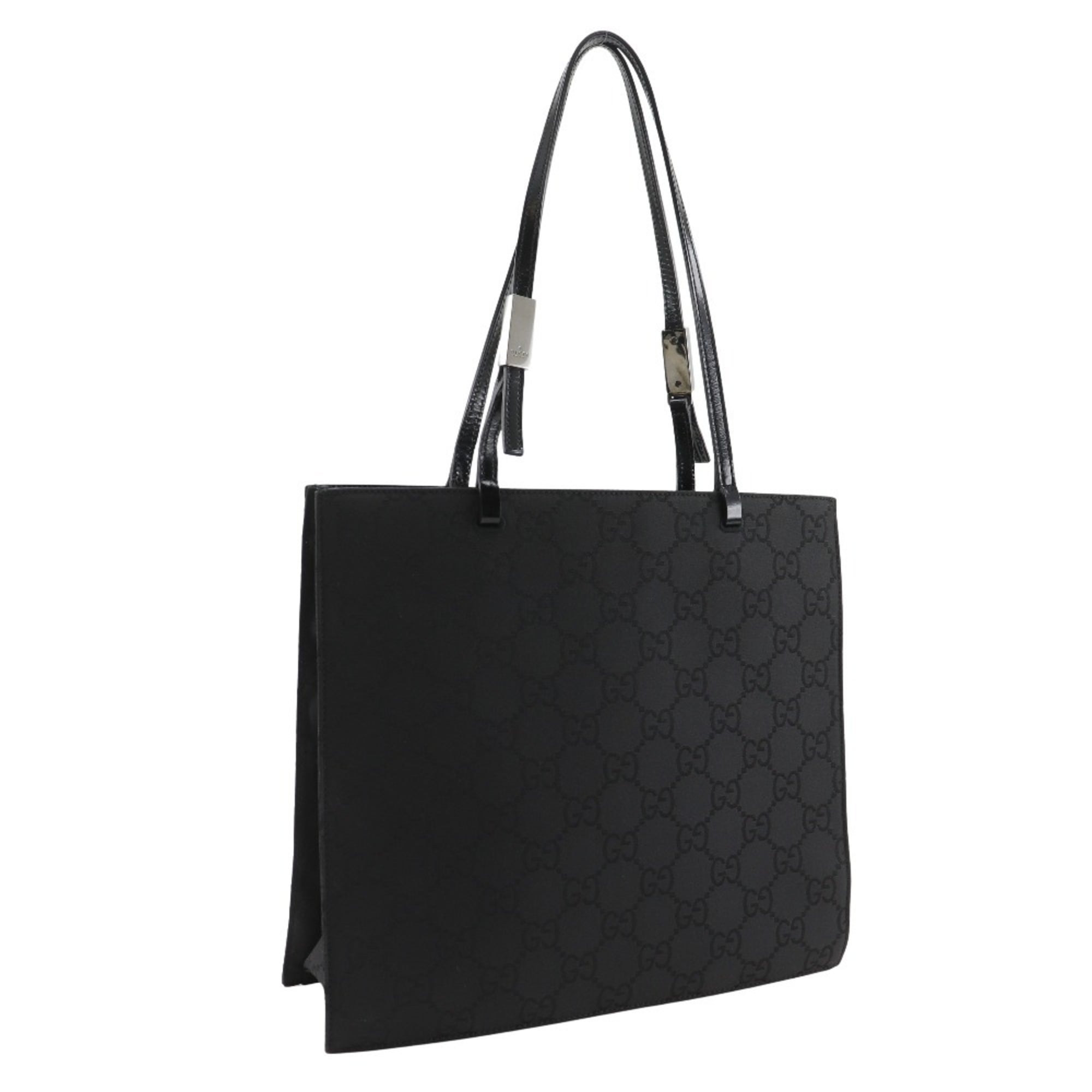 Gucci Black Gg Canvas Tote Bag (Pre-Owned)