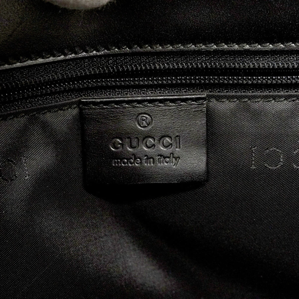 Gucci Black Canvas Handbag (Pre-Owned)