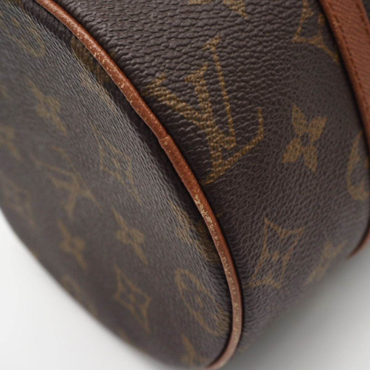 Louis Vuitton Monogram Brown Coated Canvas Leather Handbag (Pre-Owned)