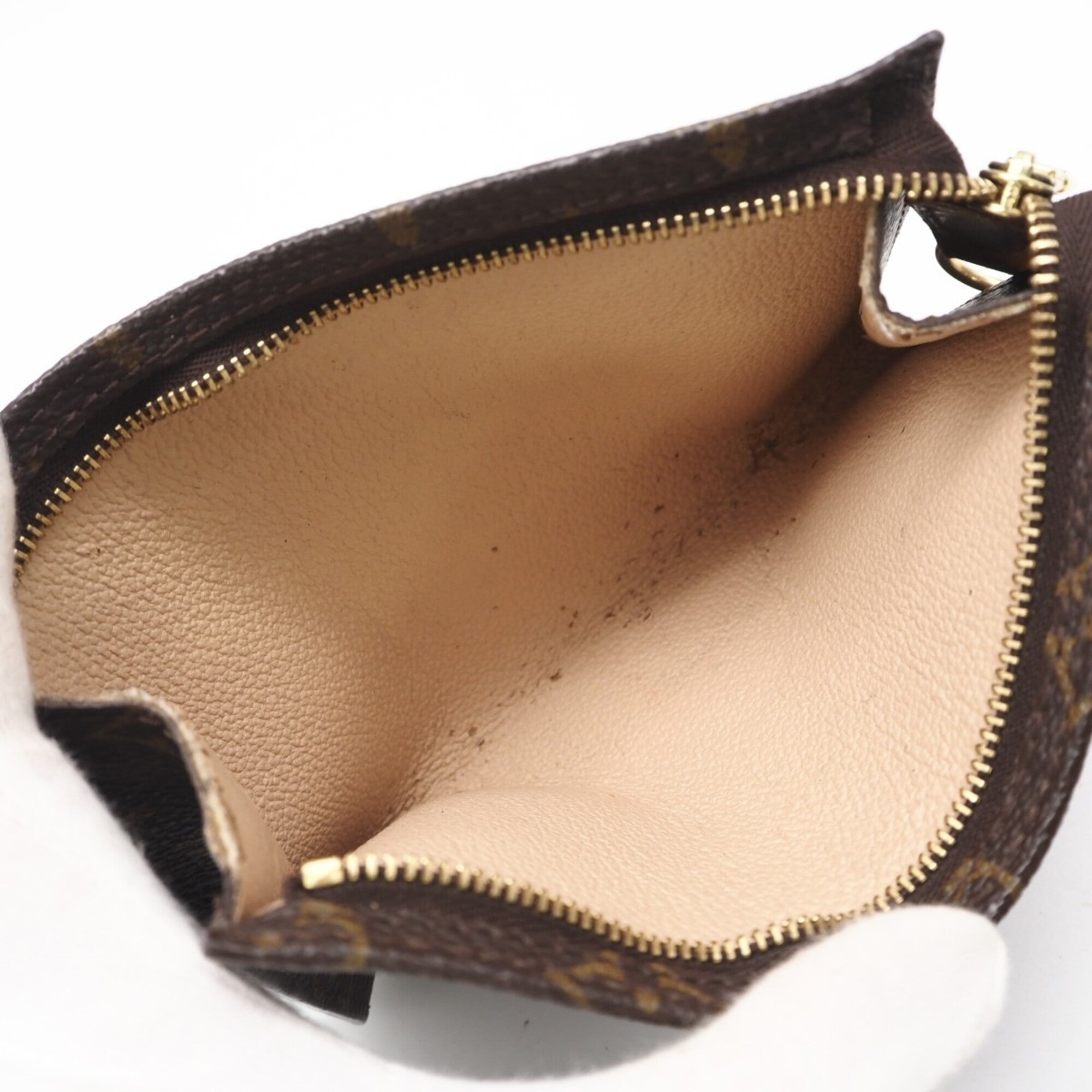 Louis Vuitton Monogram Brown Coated Canvas Leather Handbag (Pre-Owned)