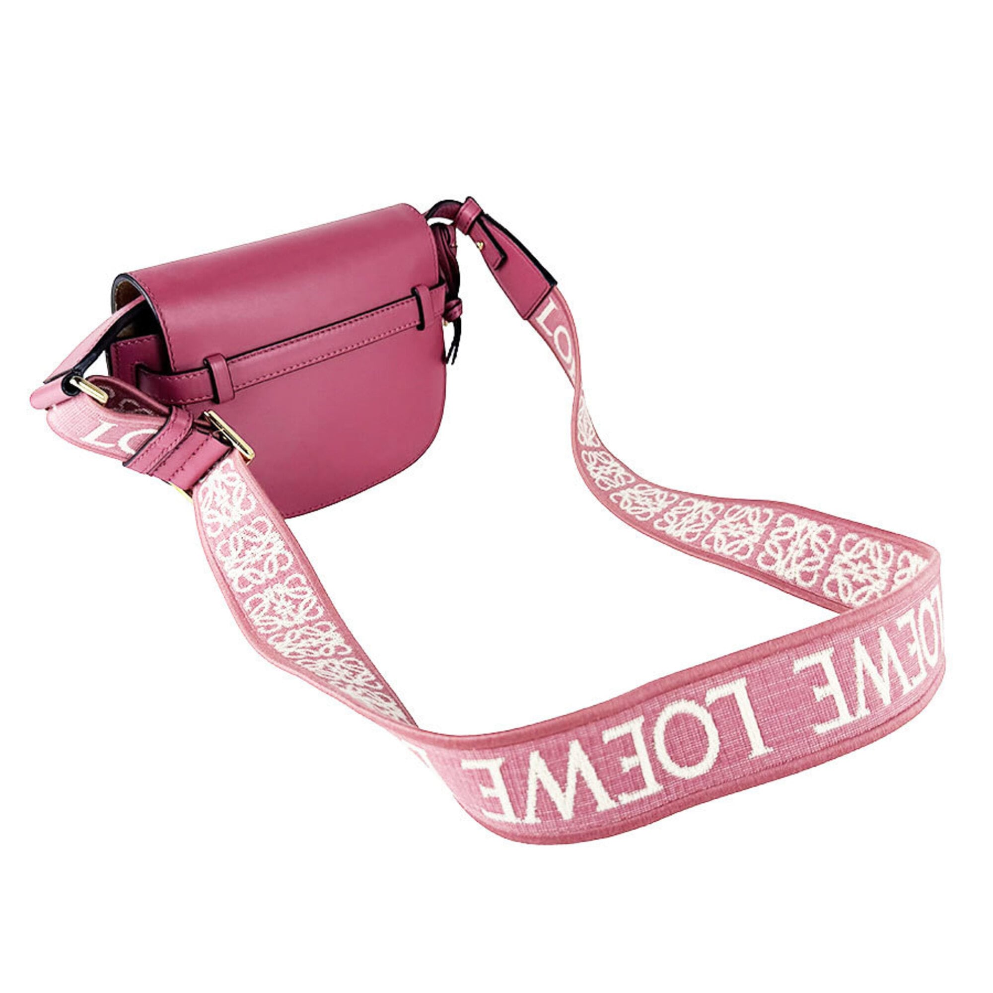 Loewe Pink Leather Shoulder Bag (Pre-Owned)