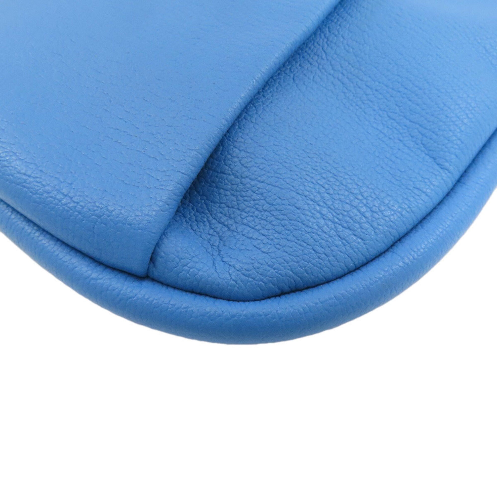 Bally Blue Leather Handbag (Pre-Owned)