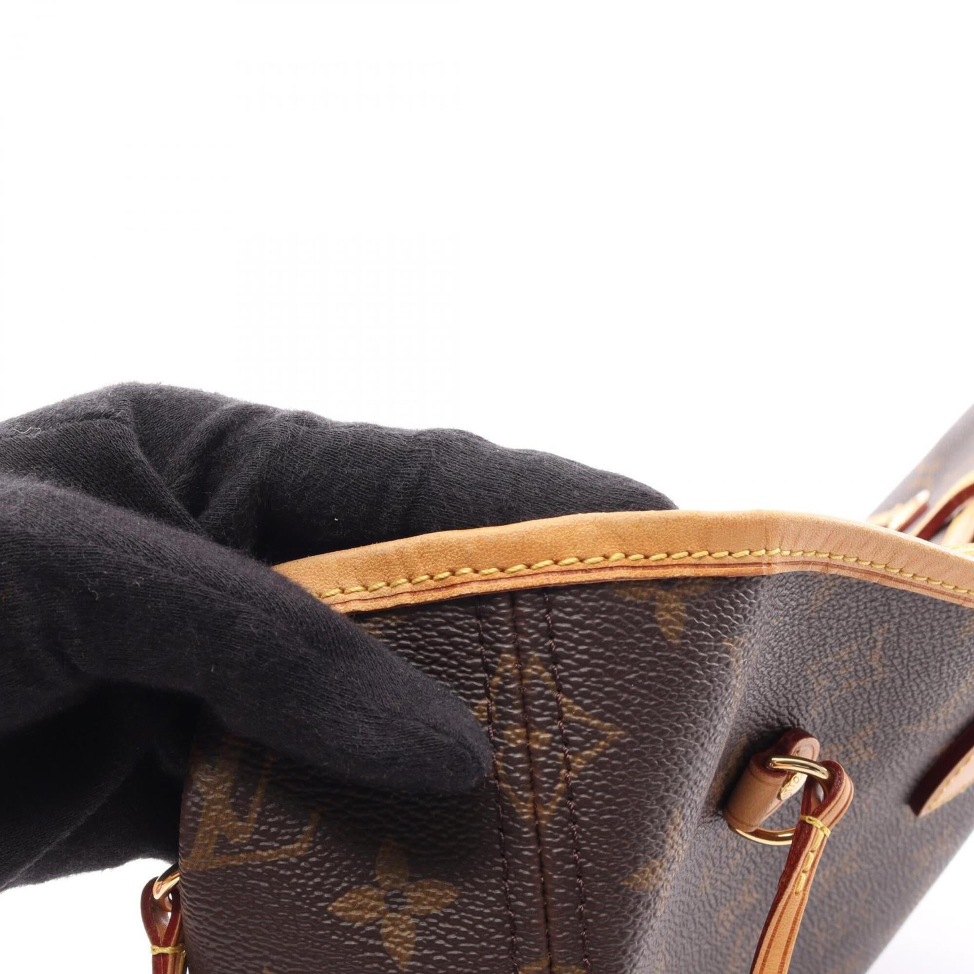 Louis Vuitton Brown Monogram Monogram Leather Coated Canvas Handbag Tote Bag (Pre-Owned)