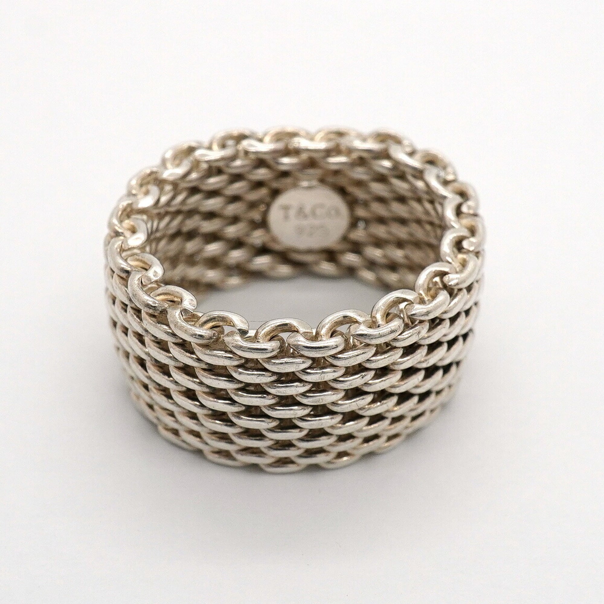 Tiffany Silver 925 Band Ring (Pre-Owned)