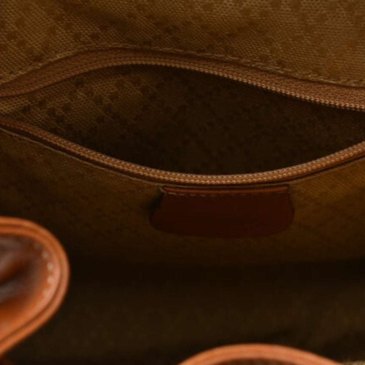Gucci Brown Leather Backpack (Pre-Owned)