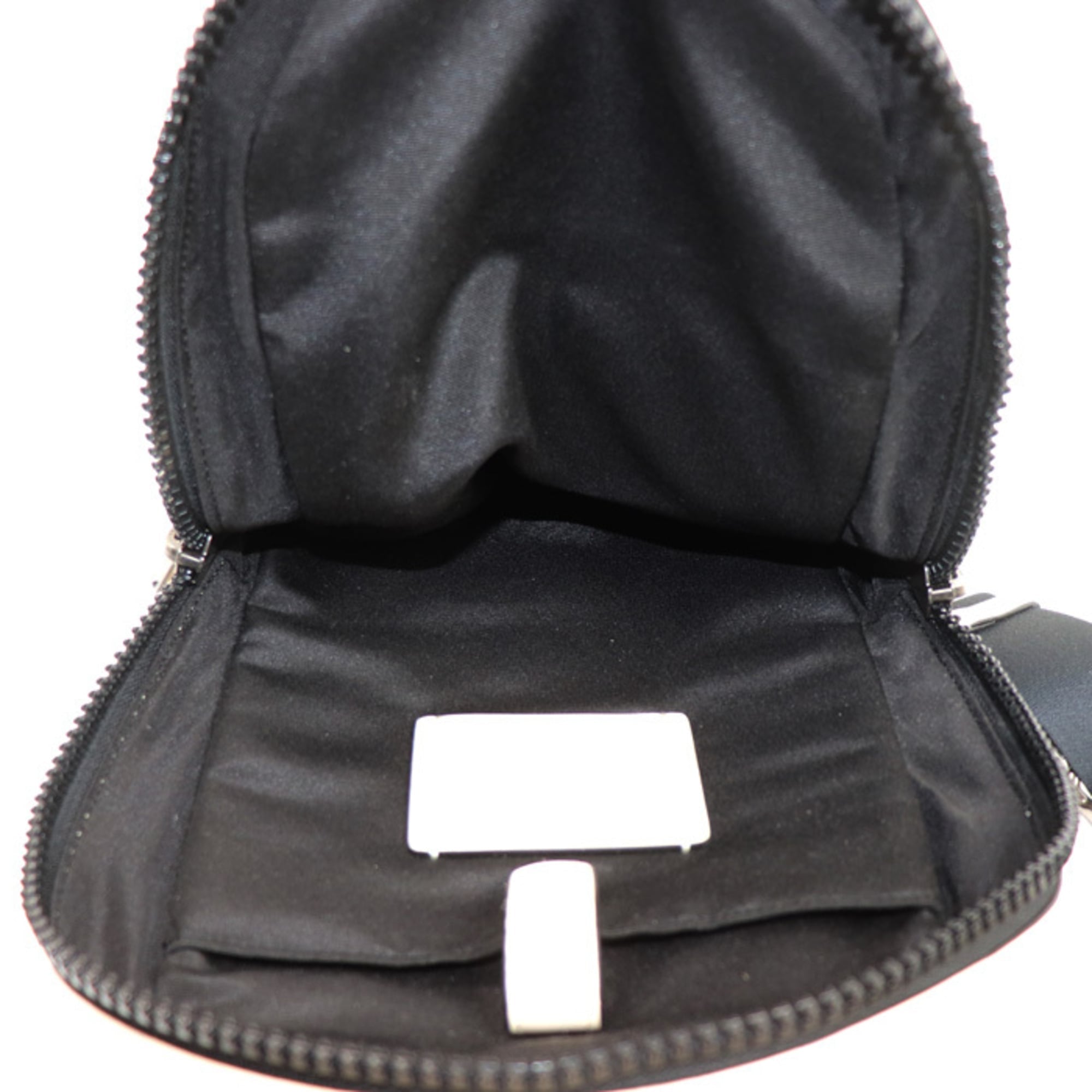 Coach Black Off-White Leather Nylon Sling Bag (Pre-Owned)
