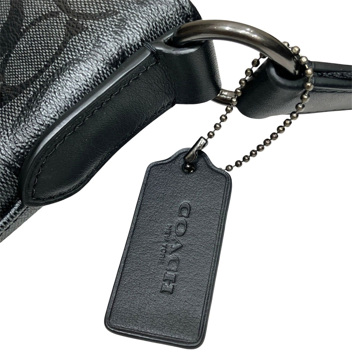Coach Black Pvc Leather Shoulder Bag (Pre-Owned)