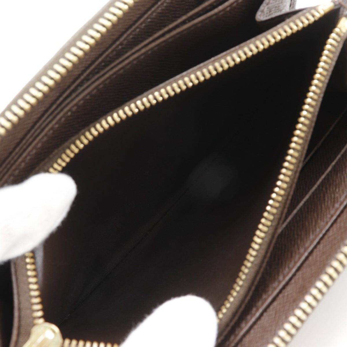 Louis Vuitton Brown Damier Canvas Long Wallet (Bi-Fold) (Pre-Owned)