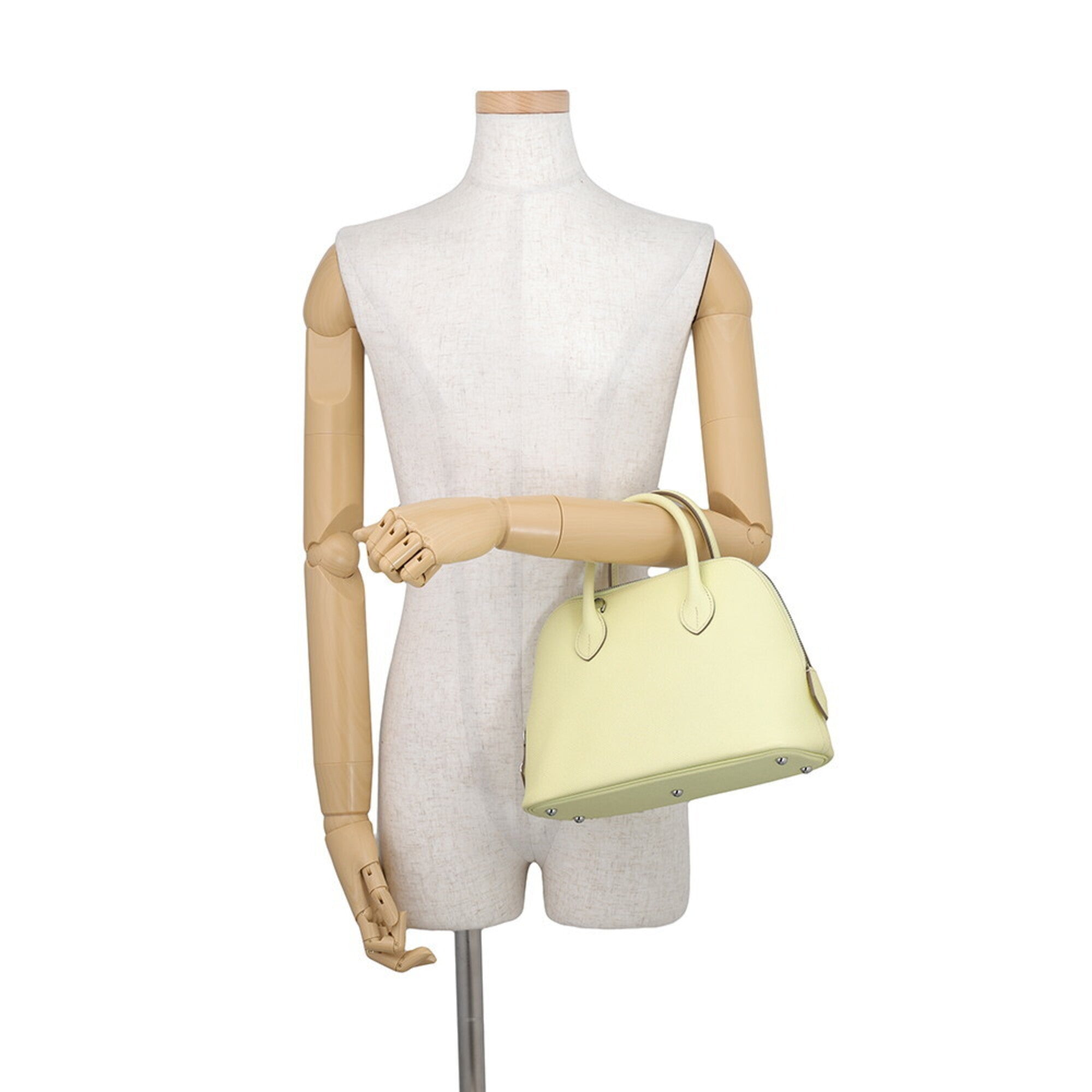 Hermes Bolide Jaune Epsom Leather Handbag Shoulder Bag (Pre-Owned)