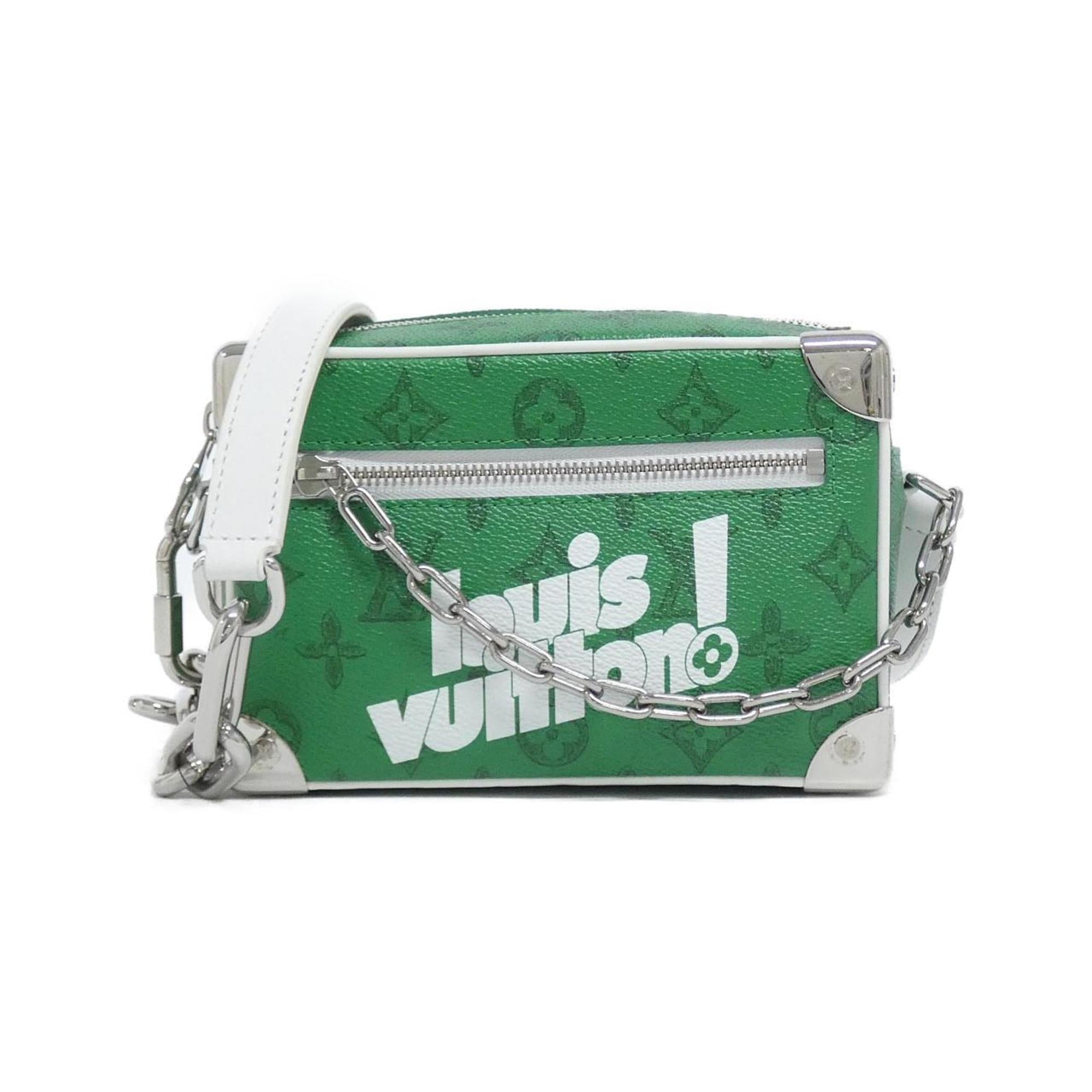Louis Vuitton Green Vert Coated Canvas Shoulder Bag (Pre-Owned)