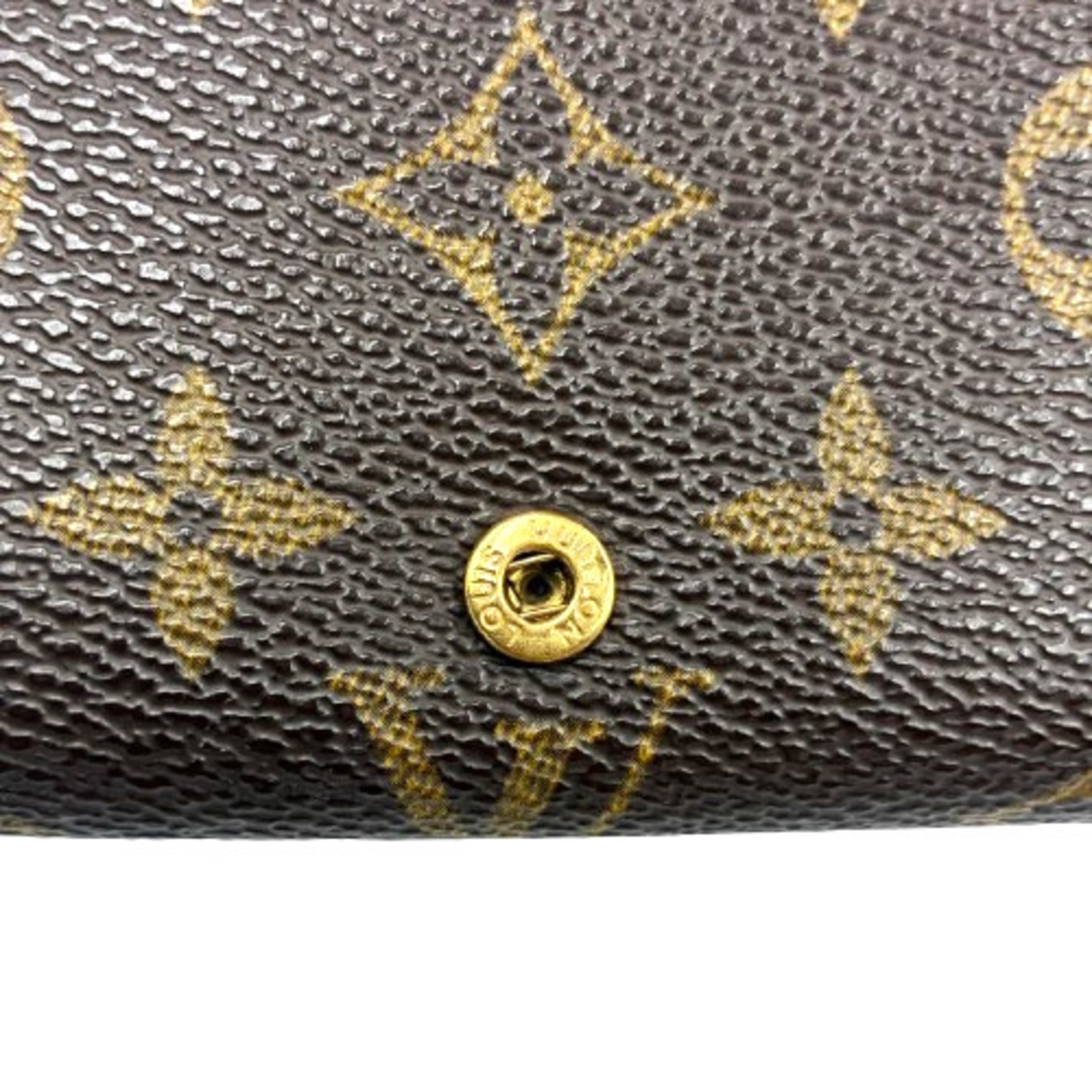 Louis Vuitton Monogram Brown Pvc Coin Purse/Coin Case (Pre-Owned)