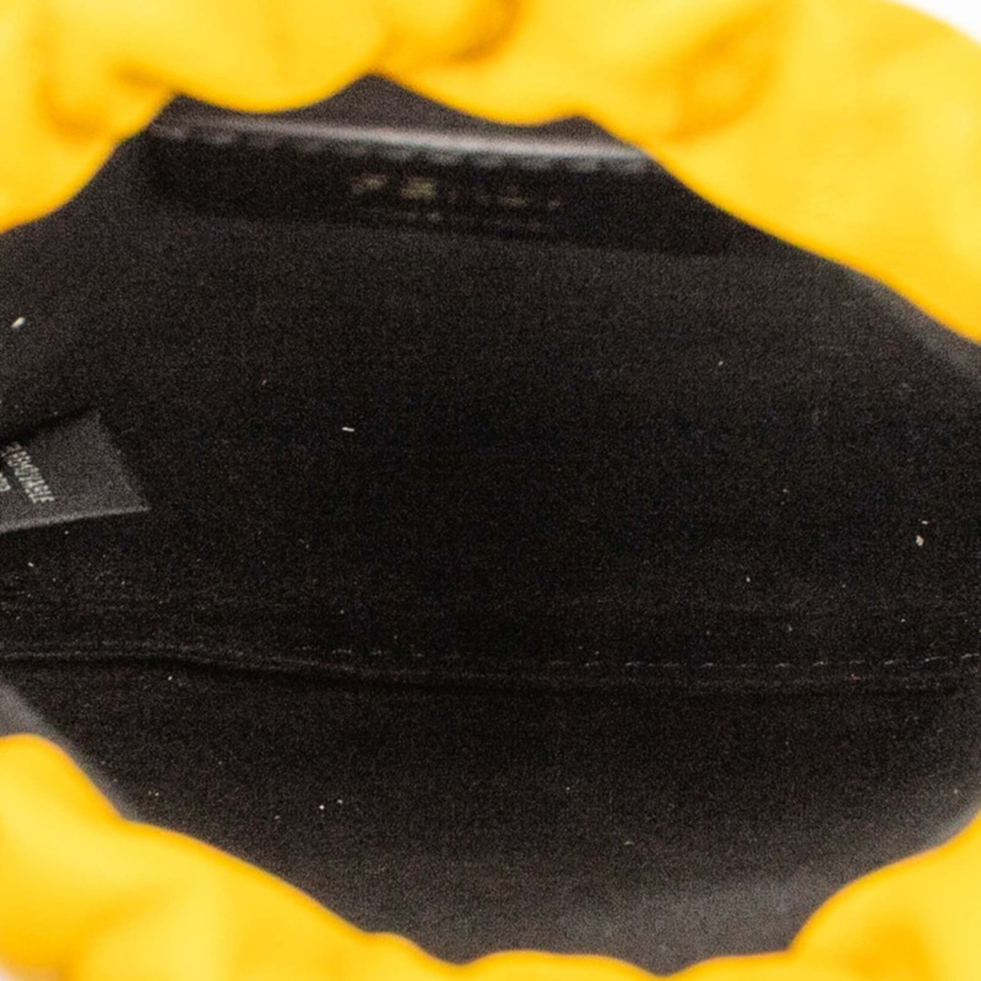 Fendi Yellow Leather Pouch (Pre-Owned)