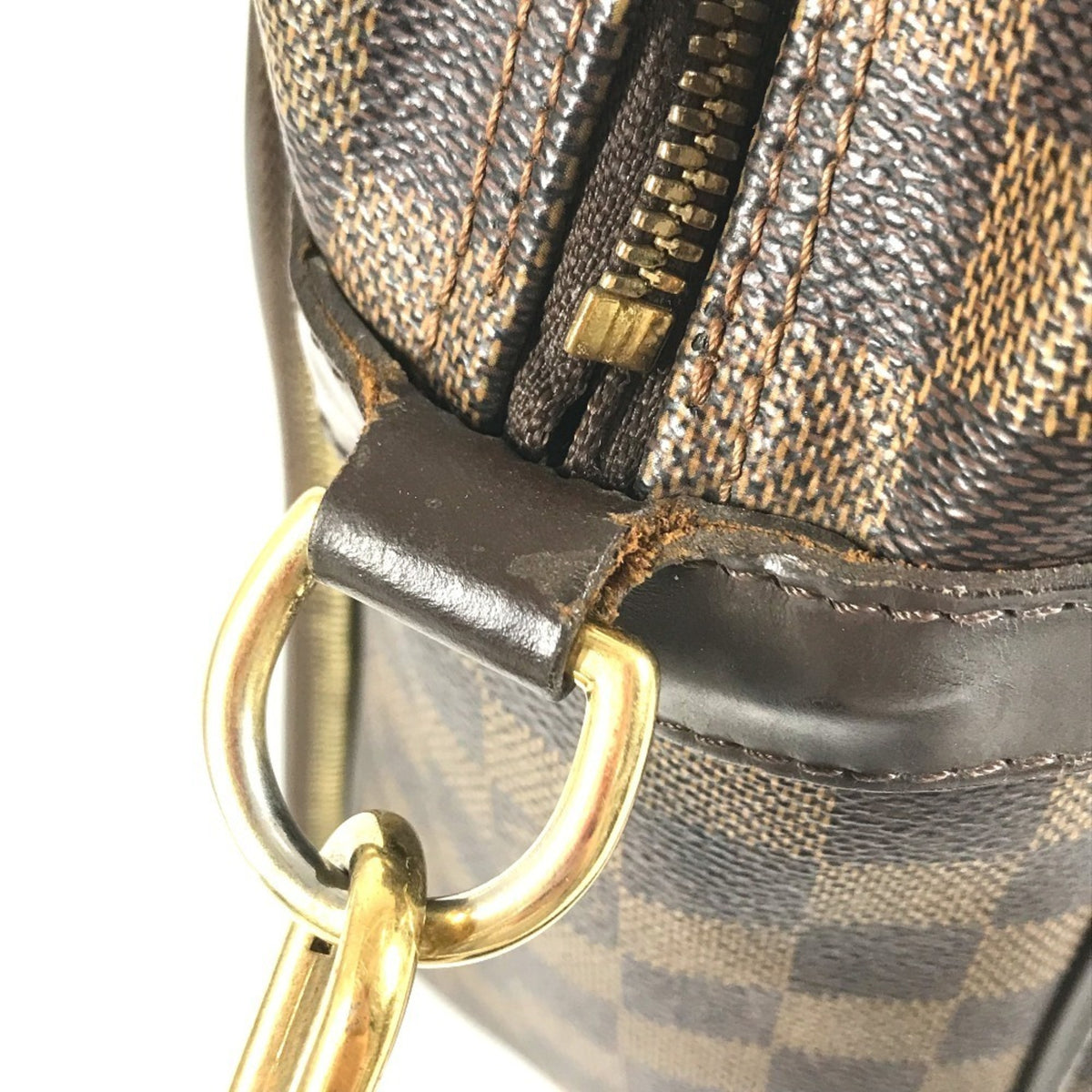 Louis Vuitton Brown Damier Canvas Ebene Galle Damier Canvas Briefcase Handbag Shoulder Bag (Pre-Owned)