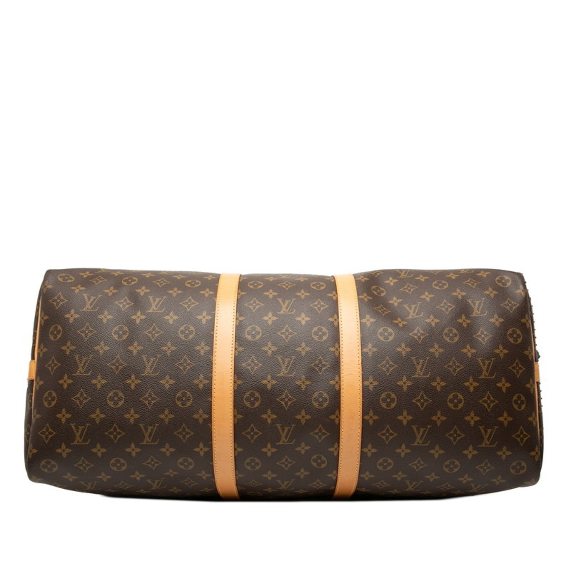 Louis Vuitton Monogram Brown Pvc Leather Boston Bag Shoulder Bag (Pre-Owned)