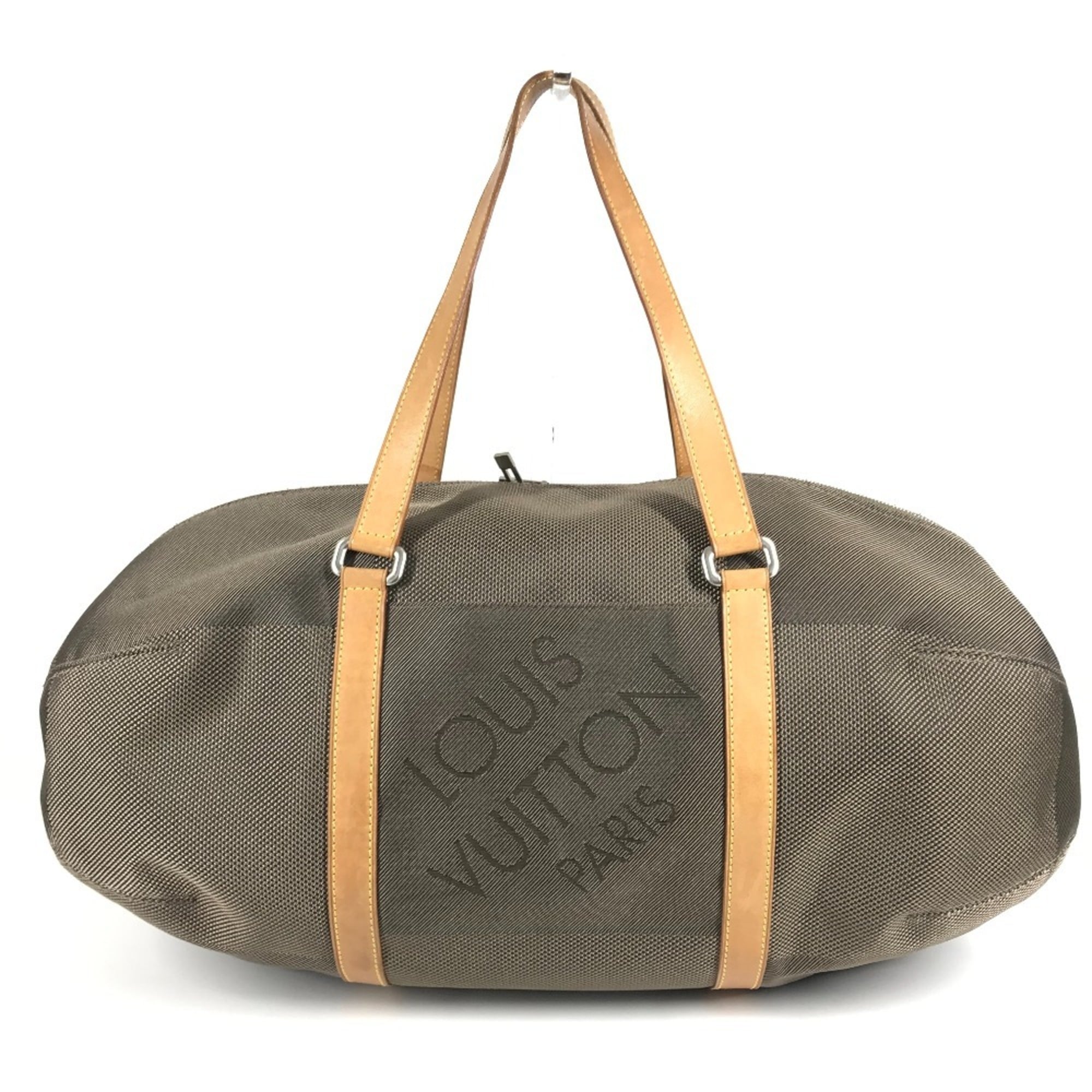 Louis Vuitton Khaki Damier Geant Boston Bag Shoulder Bag (Pre-Owned)