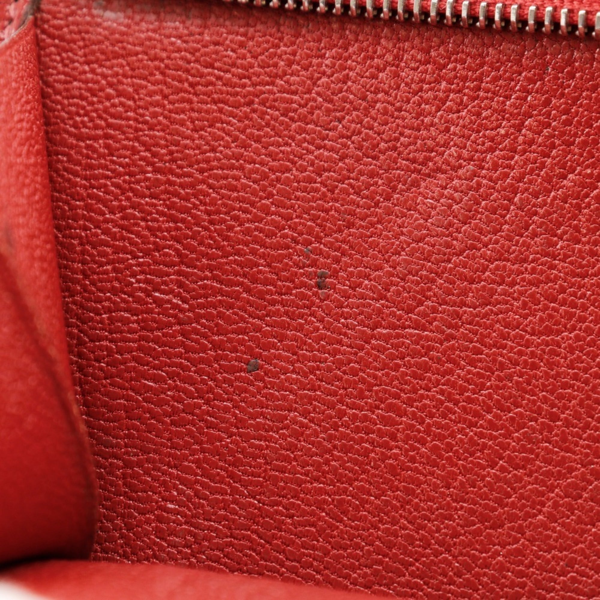 Hermes Red Color Wallet (Bi-Fold) (Pre-Owned)