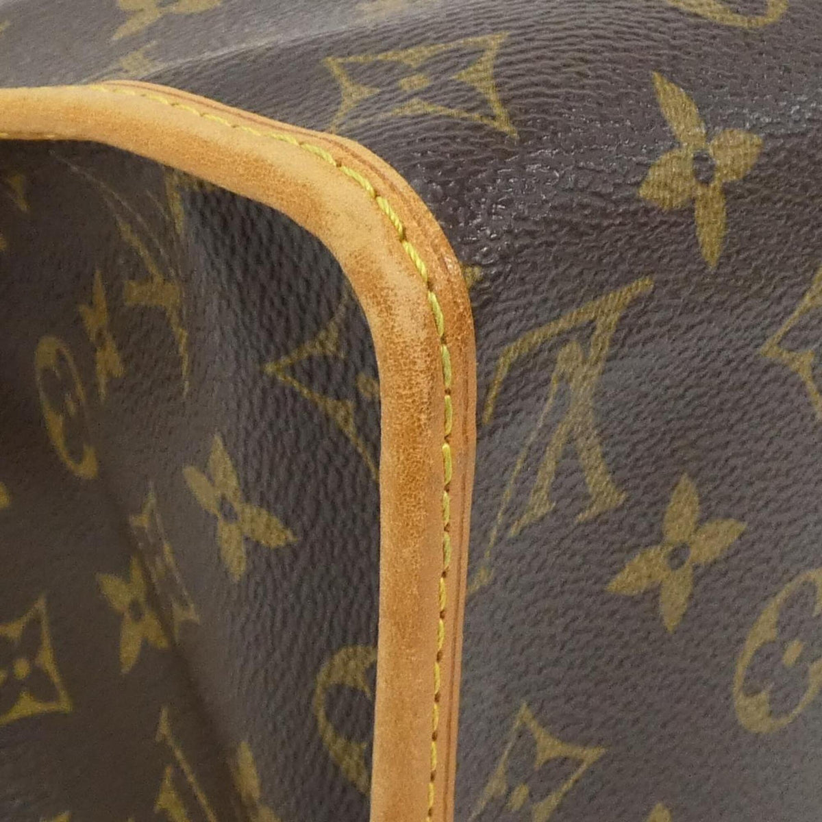 Louis Vuitton Monogram Marron Coated Canvas Shoulder Bag (Pre-Owned)