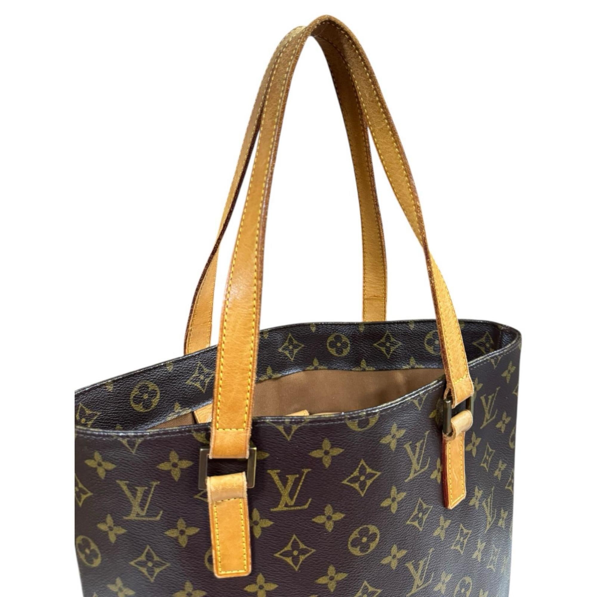 Louis Vuitton Brown Monogram Canvas Tote Bag (Pre-Owned)