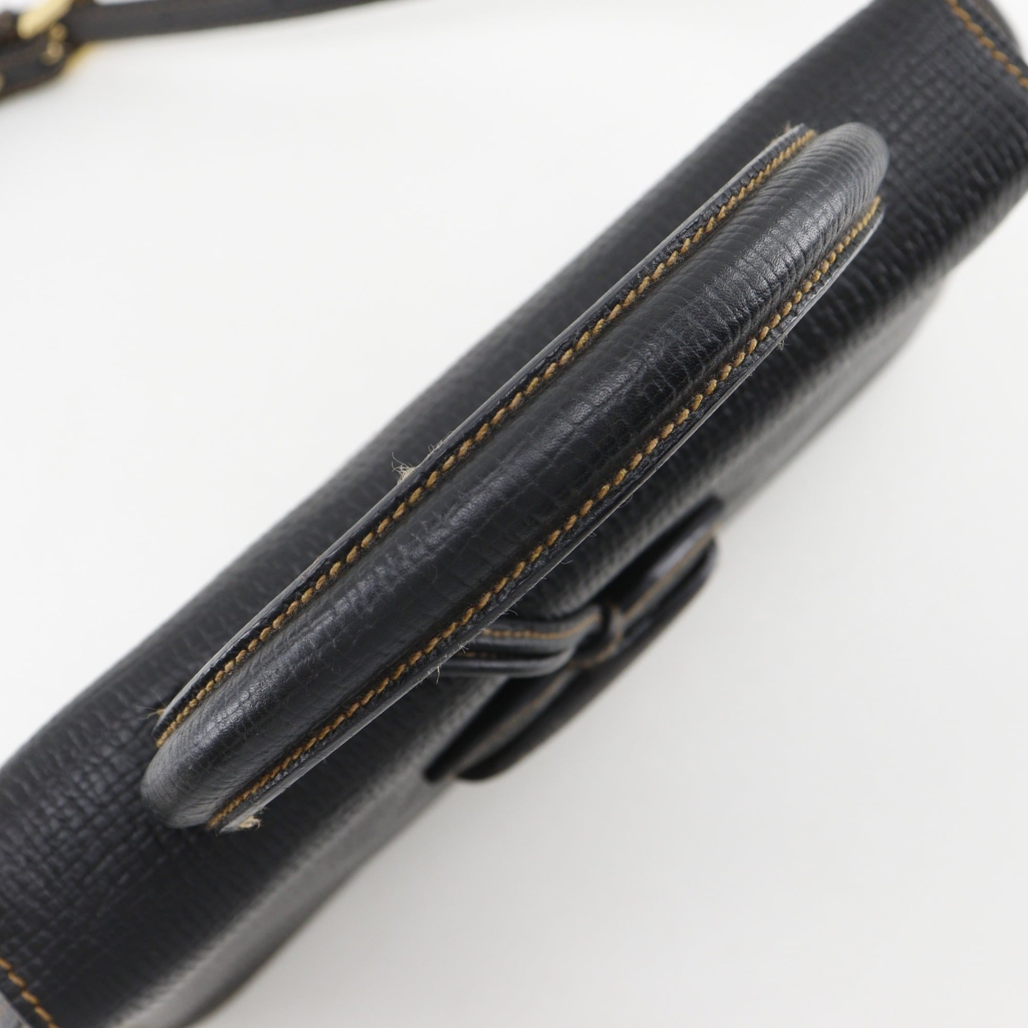 Loewe Barcelona Black Leather Handbag (Pre-Owned)