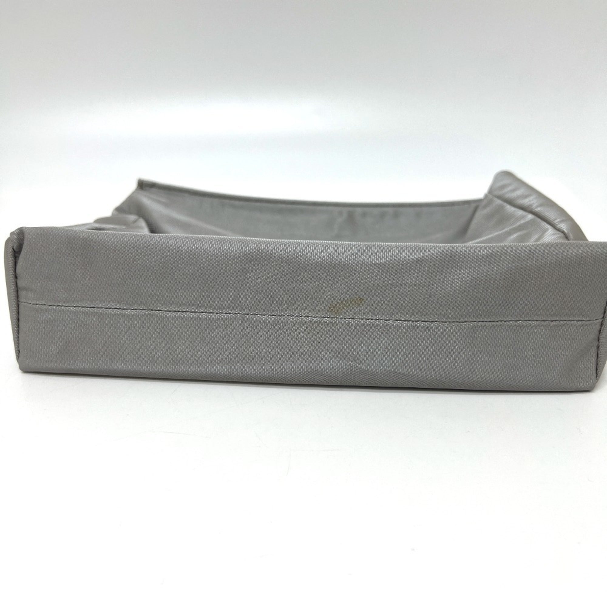 Chanel Gray Yellow Rubber Pouch Shoulder Bag Tote Bag (Pre-Owned)