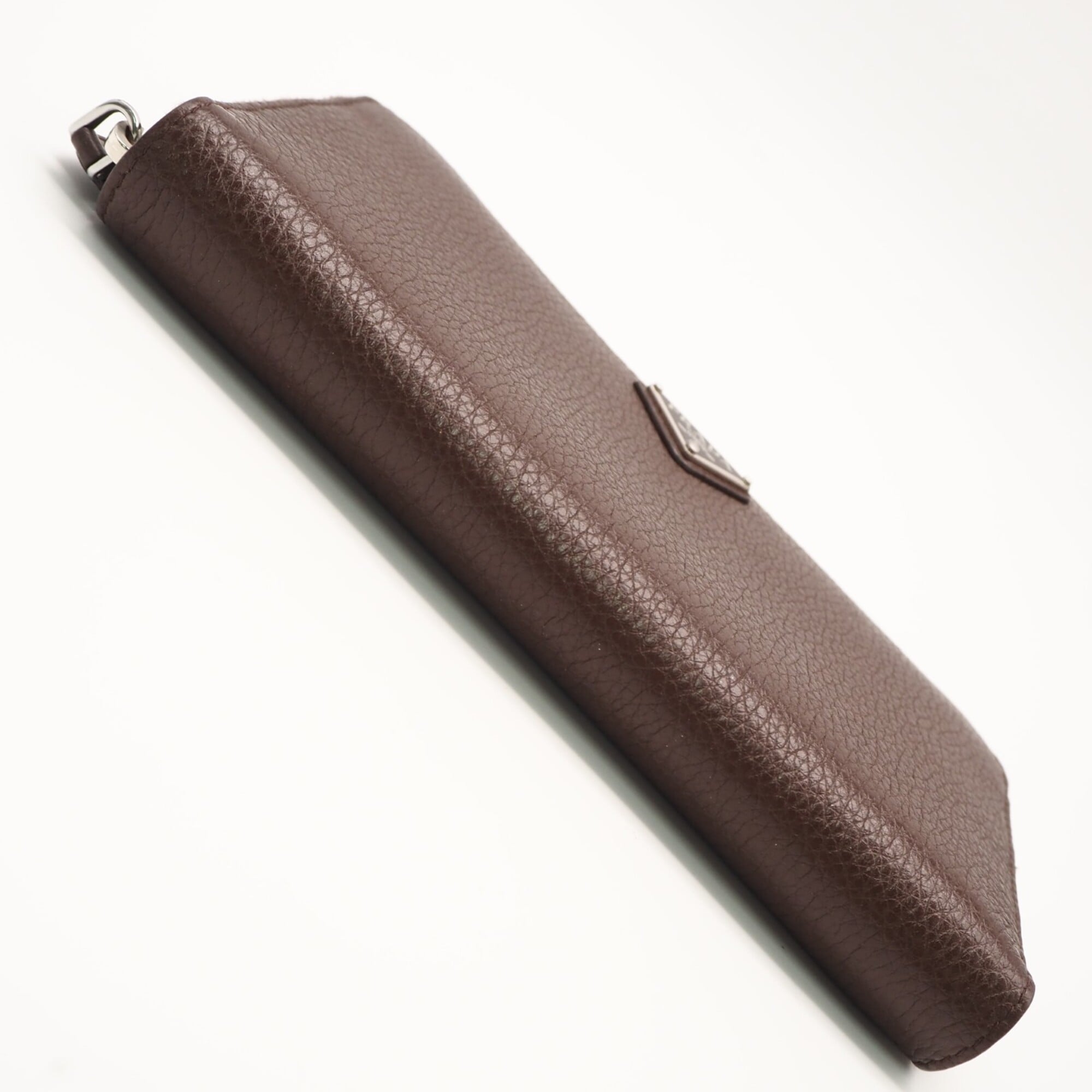 Prada Brown Leather Long Wallet (Bi-Fold) (Pre-Owned)