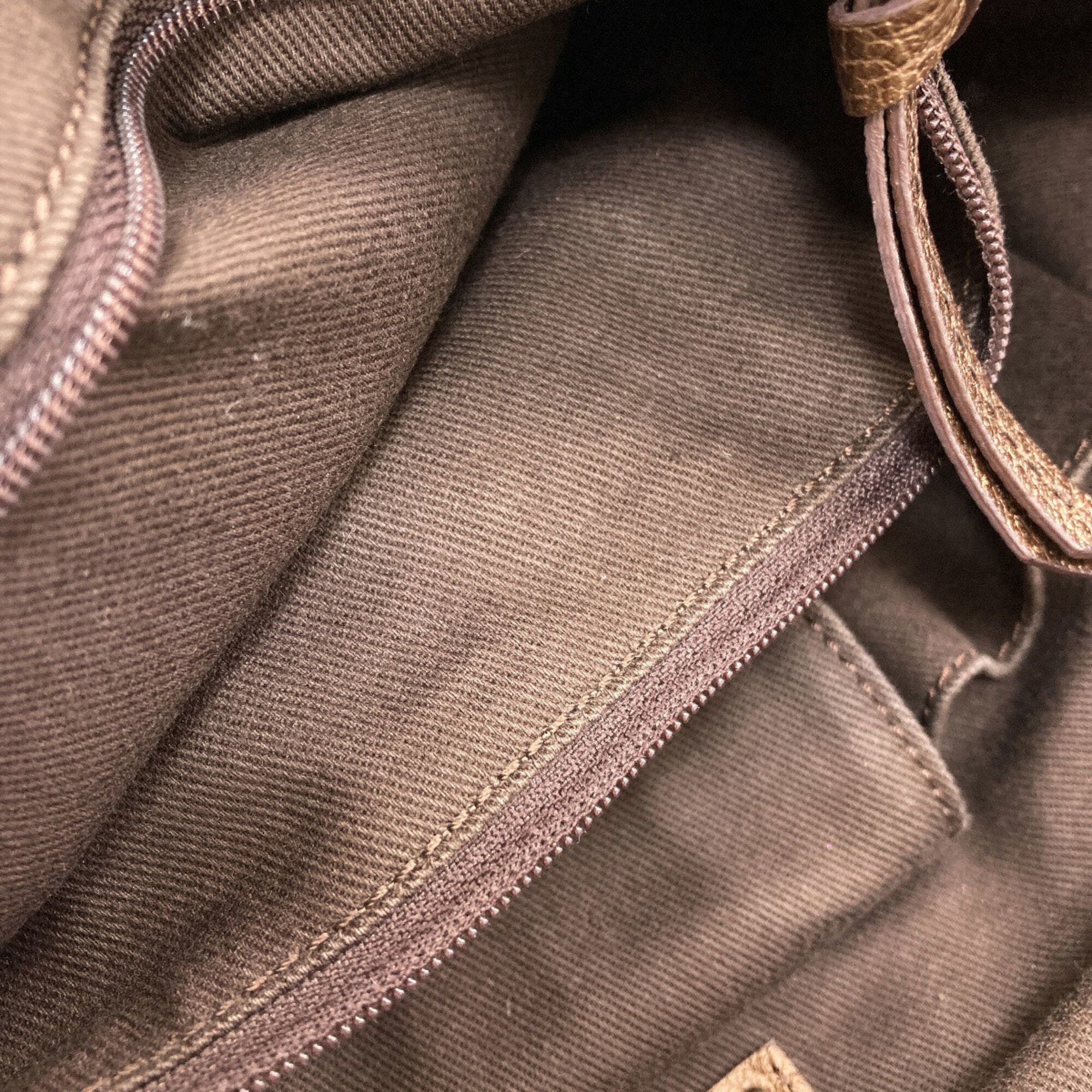 Celine Brown Canvas Handbag (Pre-Owned)