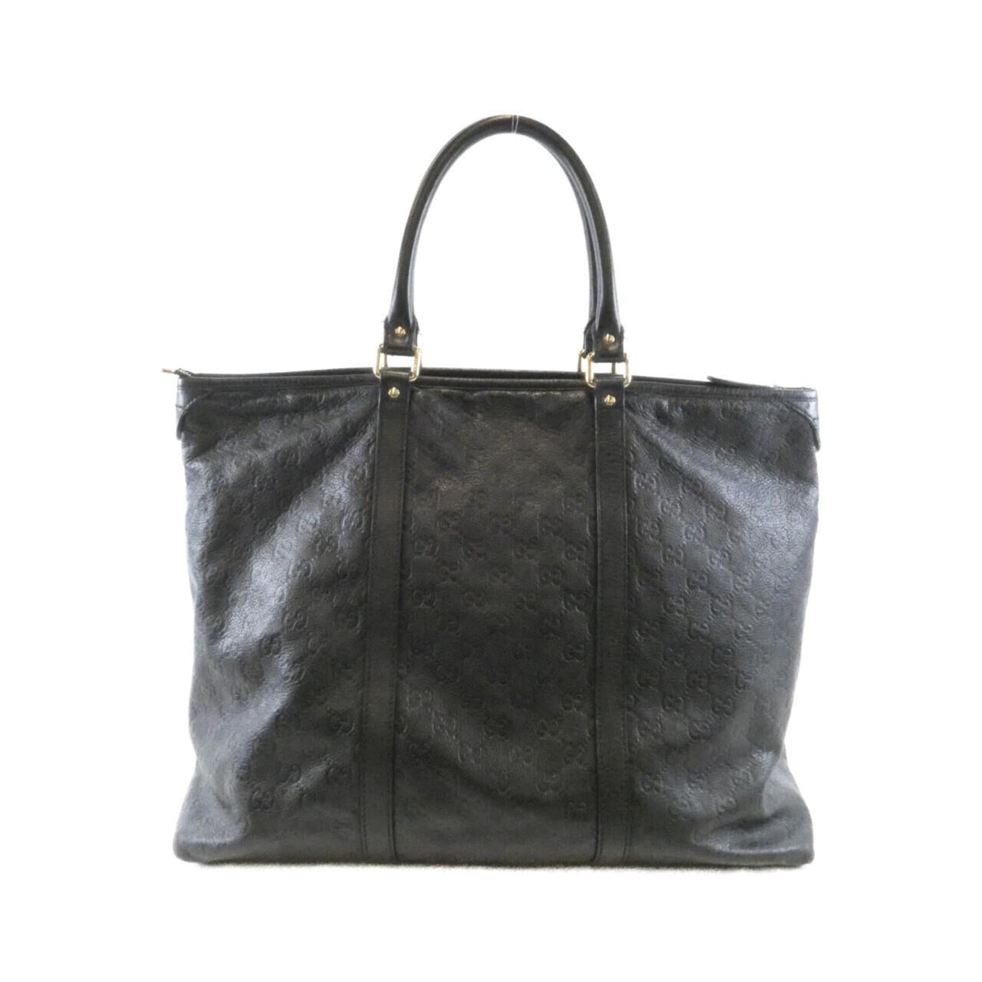Gucci Black Leather Handbag (Pre-Owned)
