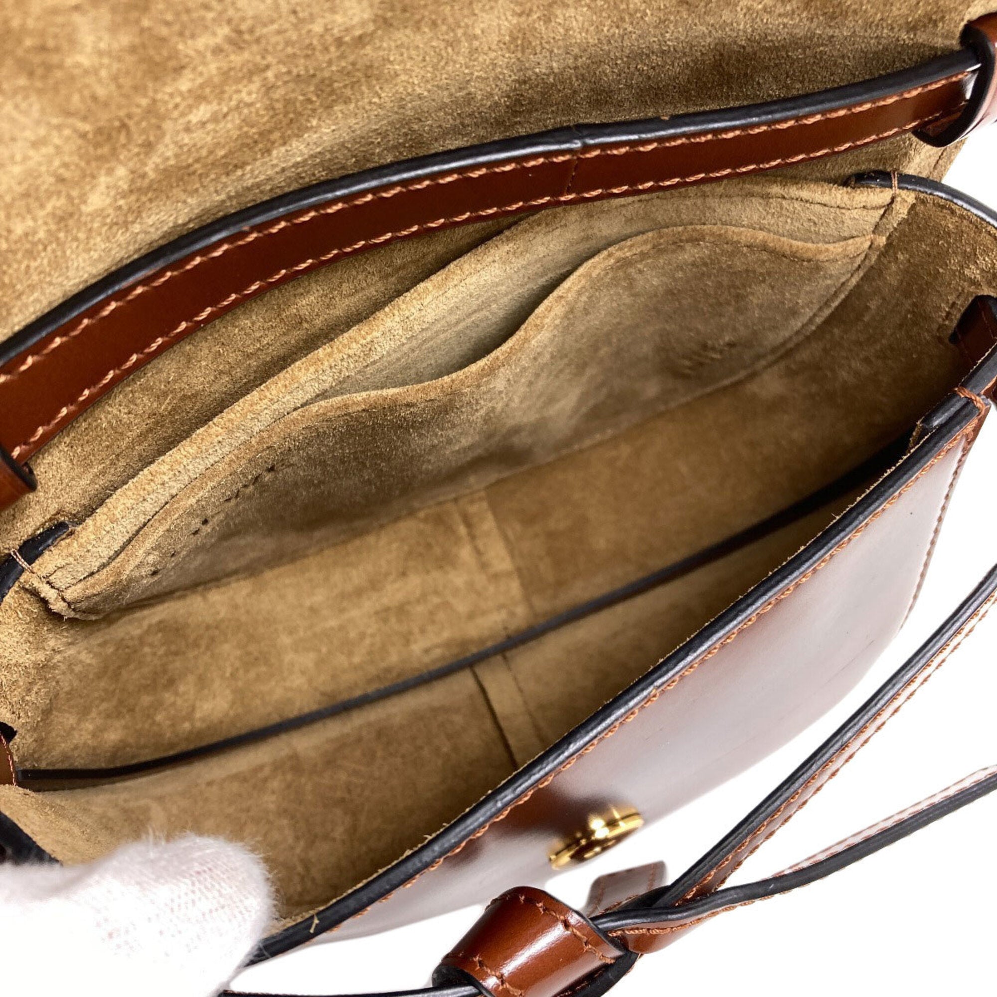 Loewe Brown Leather Shoulder Bag (Pre-Owned)