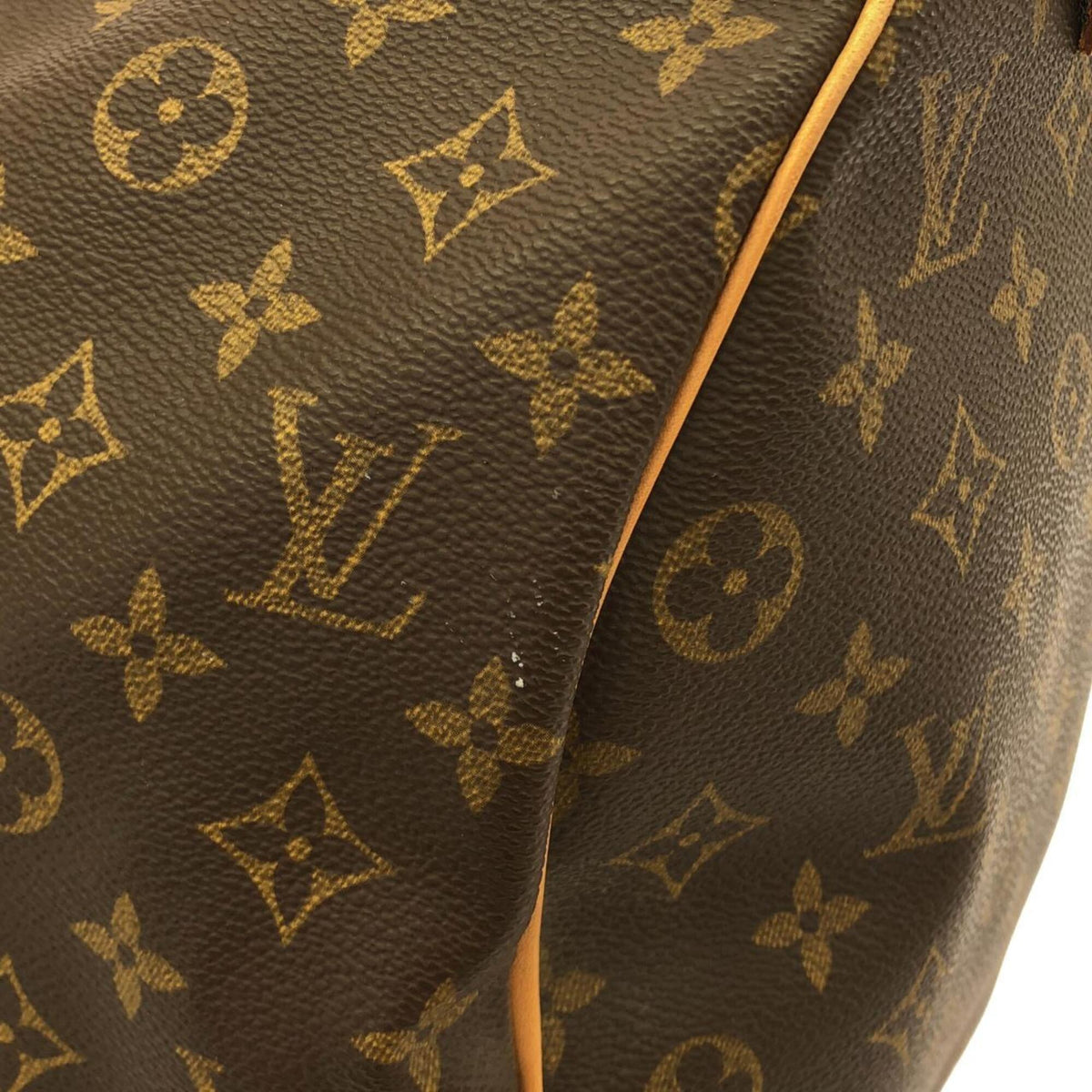 Louis Vuitton Monogram Marron Coated Canvas Boston Bag (Pre-Owned)