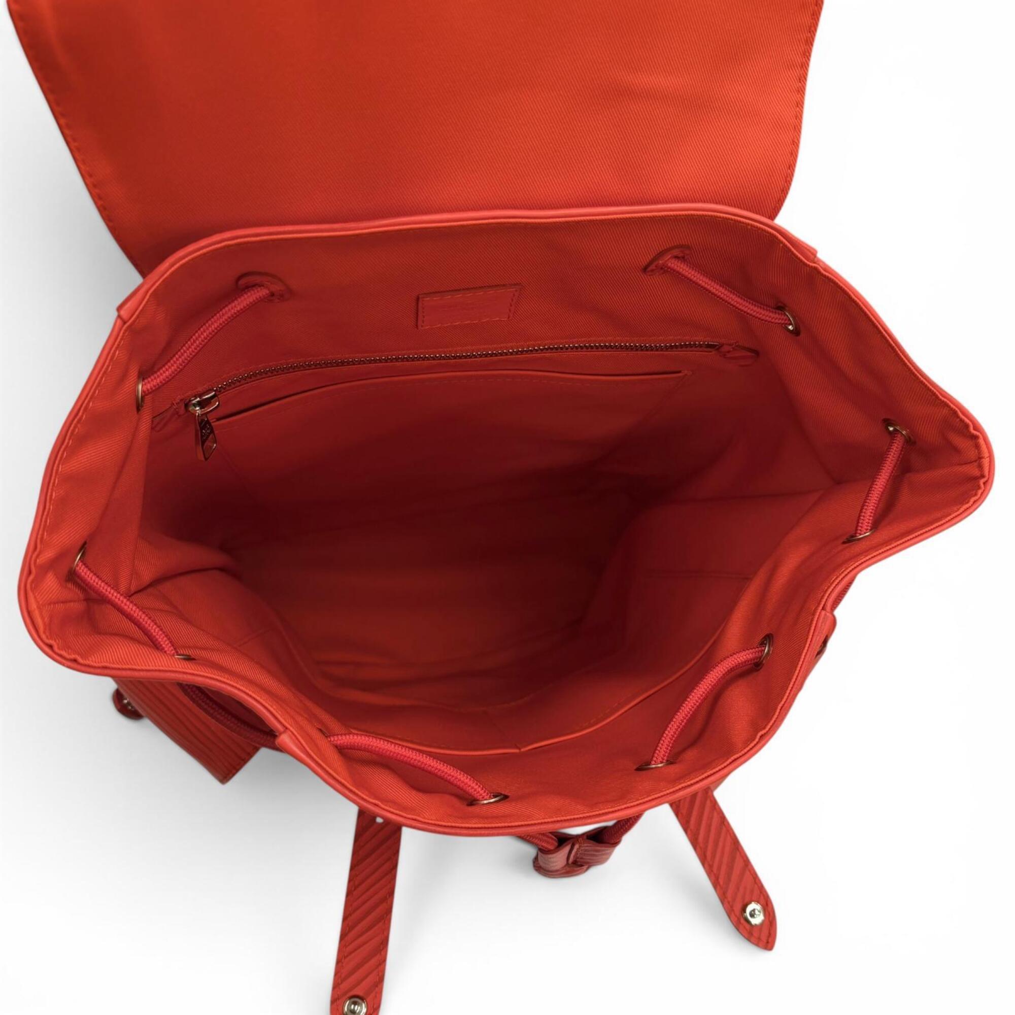 Louis Vuitton Red Color Epi Leather Backpack (Pre-Owned)
