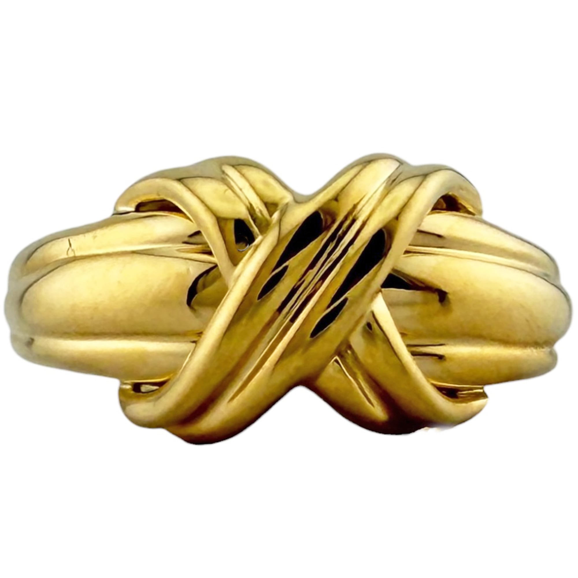Tiffany Gold Yellow Gold (18K) Band Ring (Pre-Owned)