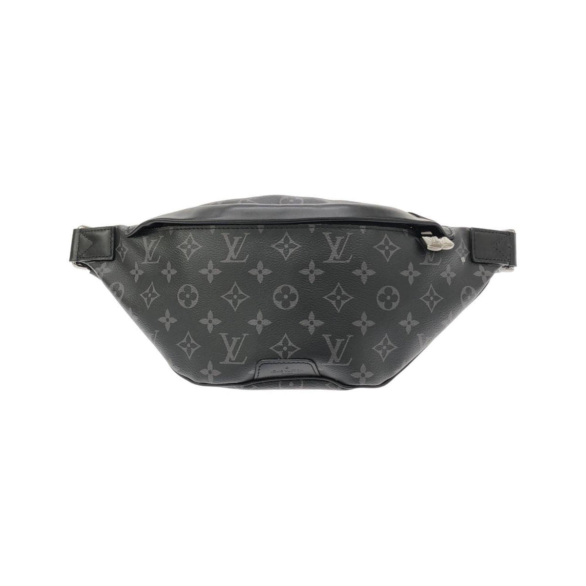 Louis Vuitton Black Coated Canvas Fanny Pack Shoulder Bag Sling Bag (Pre-Owned)