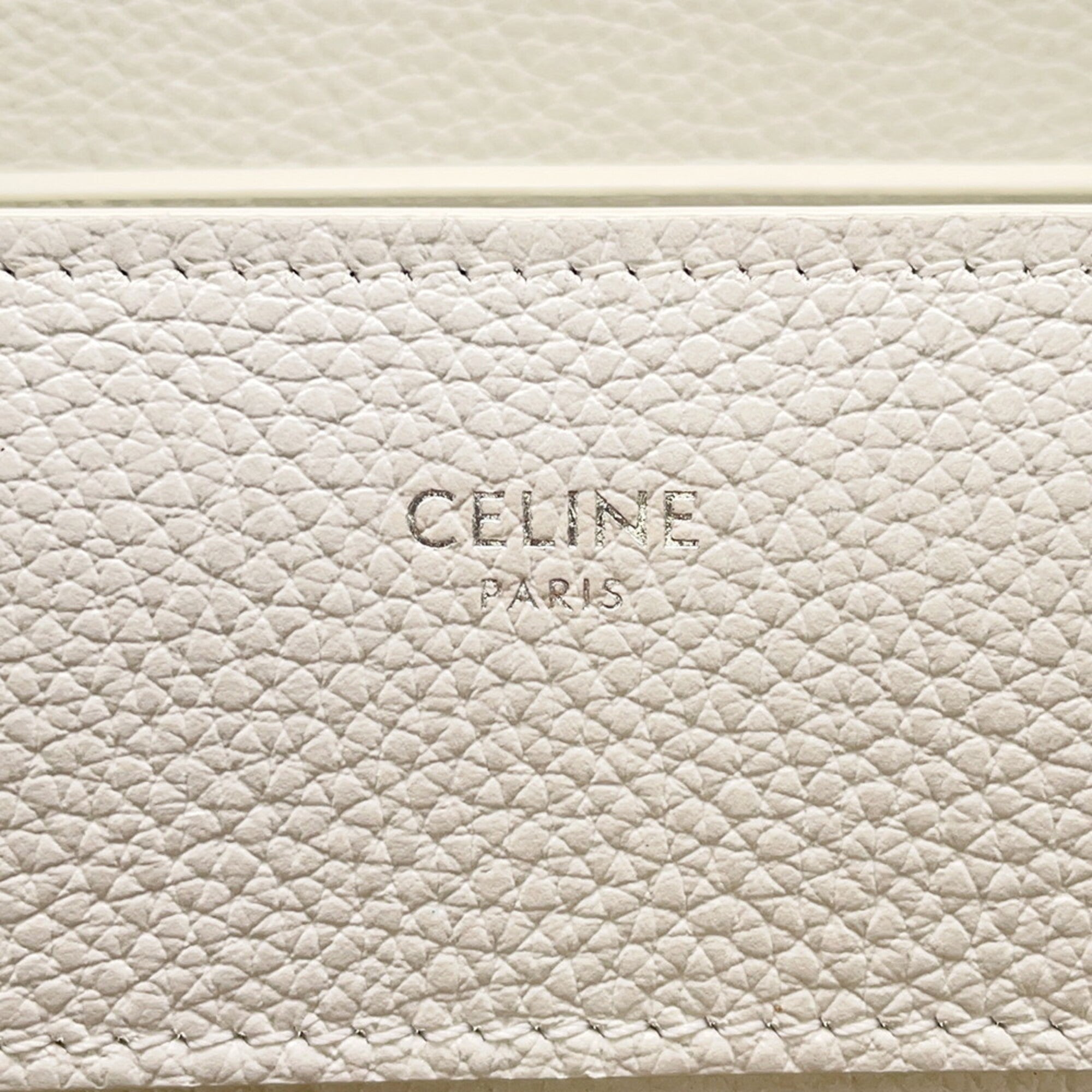 Celine White Leather Handbag (Pre-Owned)