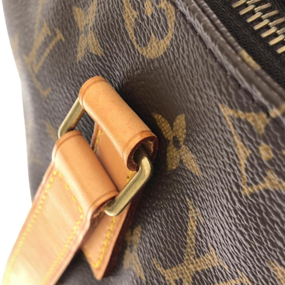 Louis Vuitton Marron Coated Canvas Handbag (Pre-Owned)