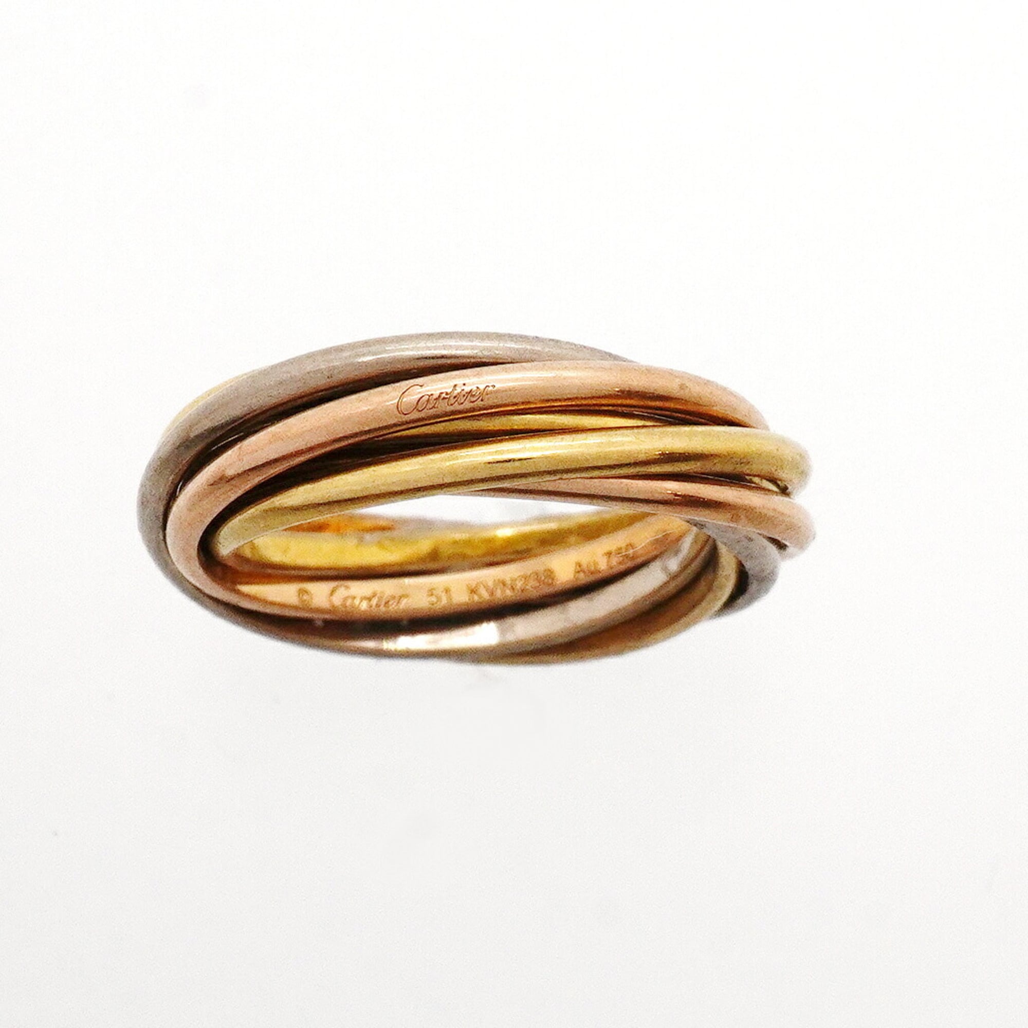 Cartier Yellow Gold (18K) Pink Gold (18K) White Gold (18K) Band Ring (Pre-Owned)